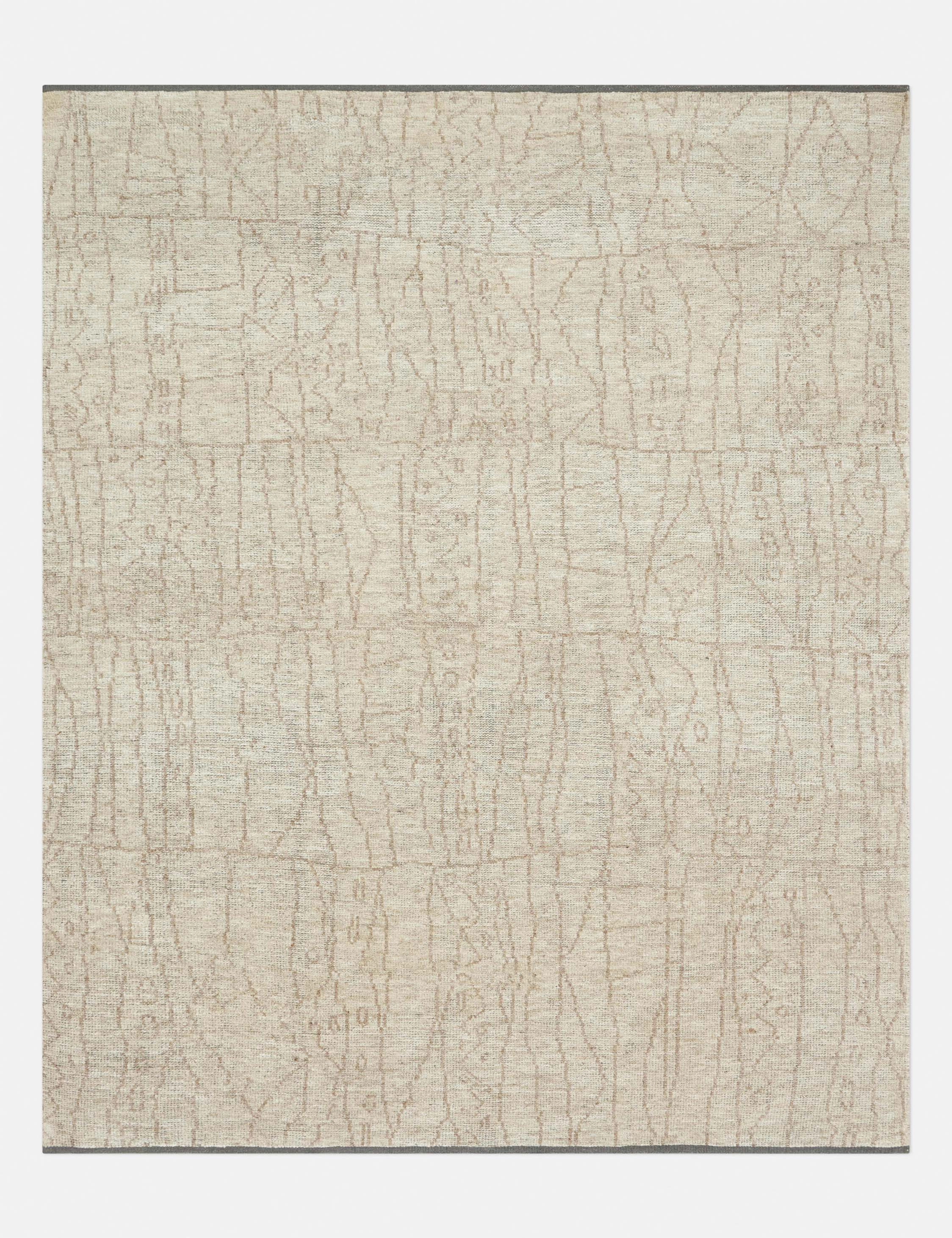 Acala Hand-Knotted Wool-Blend Rug