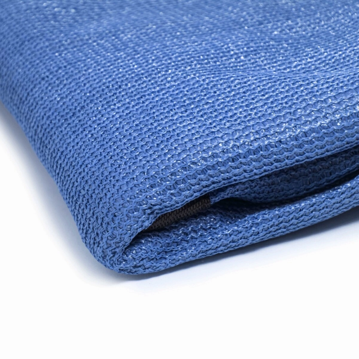 ALEKO 6'x25' Blue Fence Privacy Screen Mesh Fabric With Grommets - 6 feet tall x 25 feet long