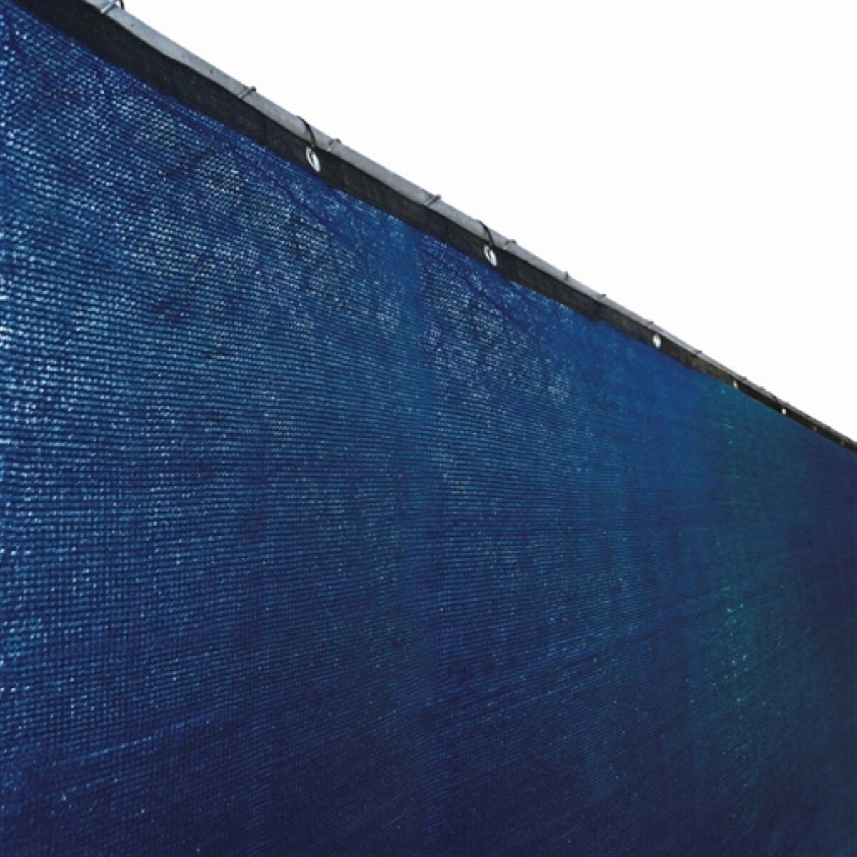 ALEKO 6'x25' Blue Fence Privacy Screen Mesh Fabric With Grommets - 6 feet tall x 25 feet long