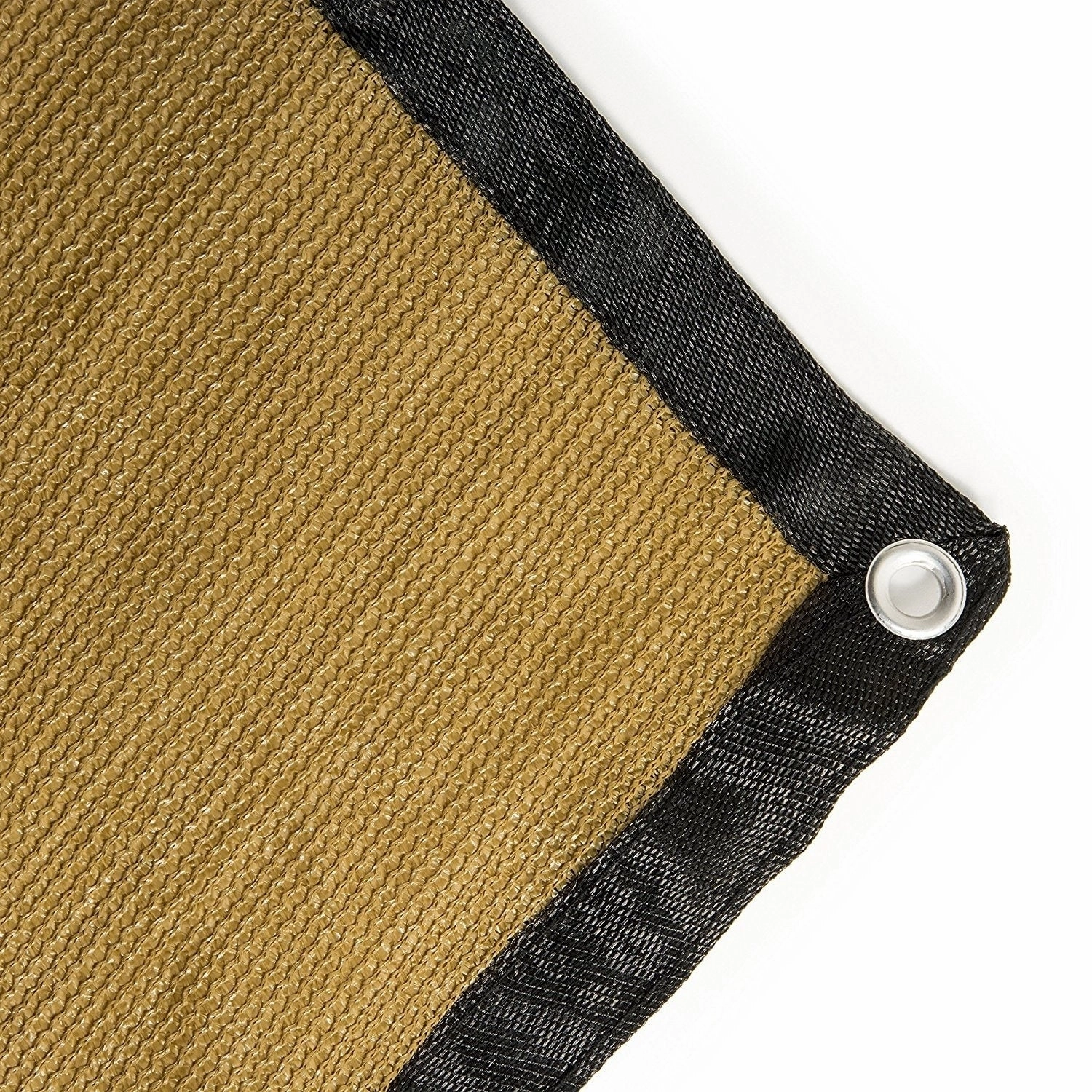 ALEKO Beige 8'X50'Outdoor Windscreen Fence Privacy Screen with Grommet - 8 feet tall x 50 feet long