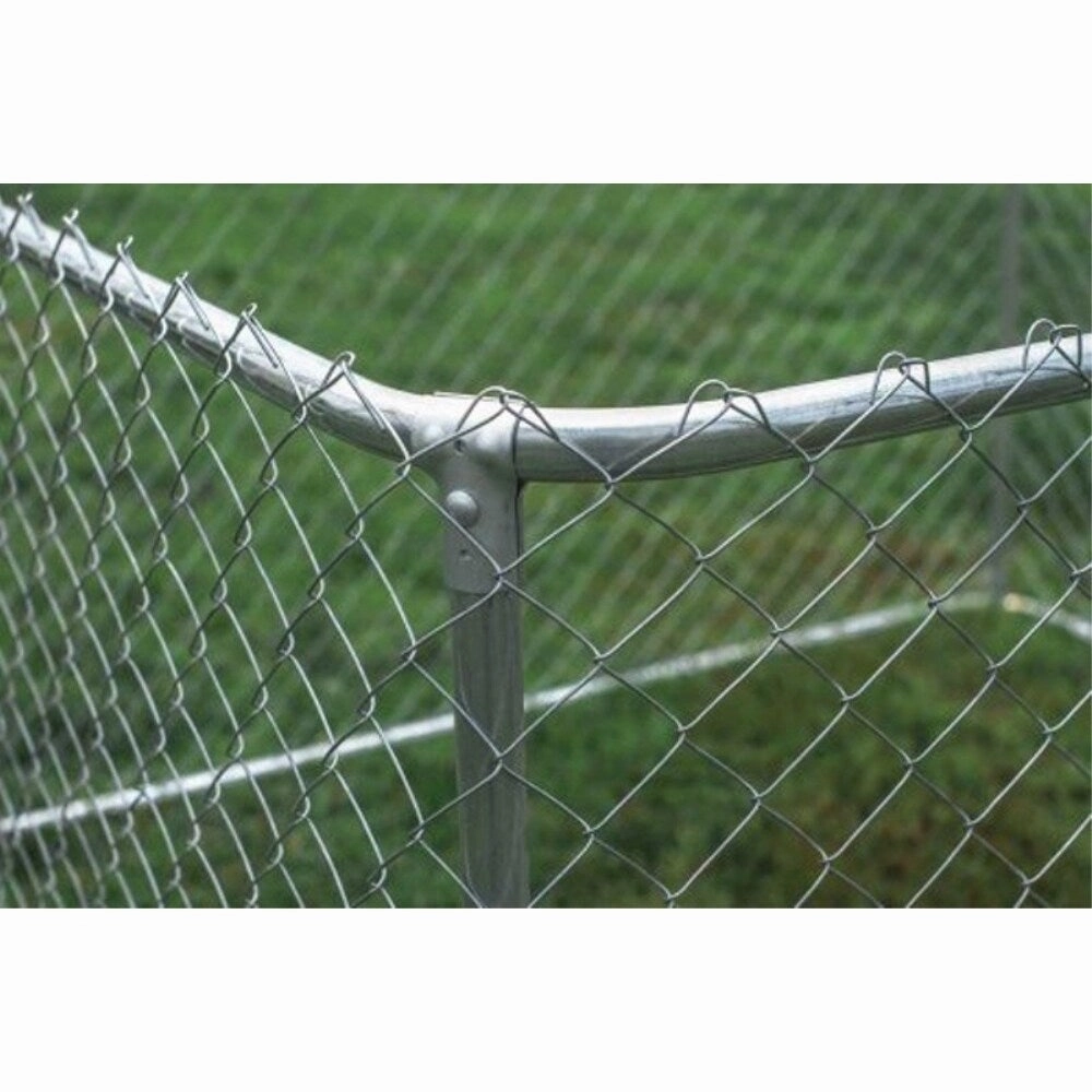 ALEKO DIY Chain Link Box Dog Kennel With Roof Frame