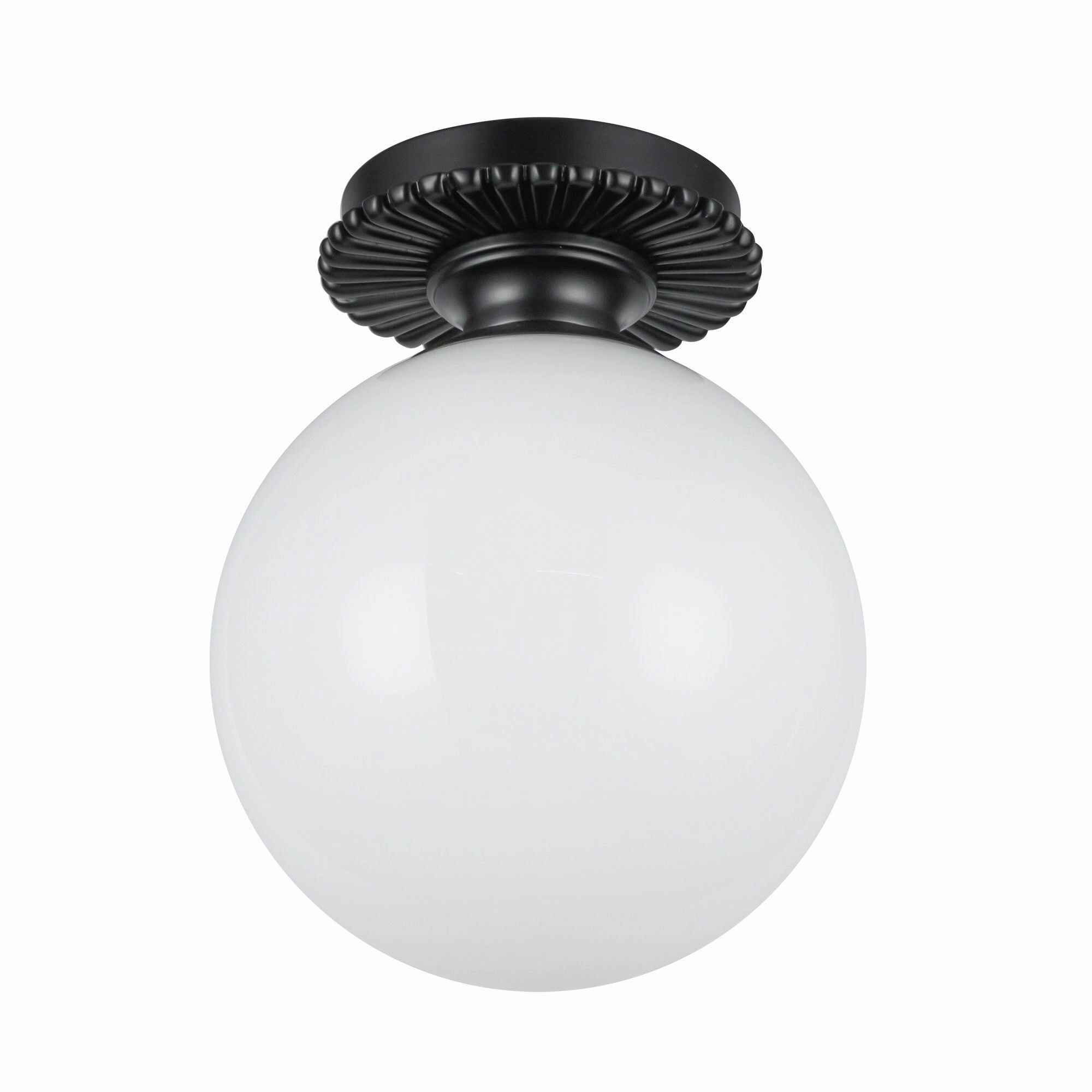 Alora Lighting SF430108 Otis 8 Wide Semi-Flush Globe Ceiling Fixture