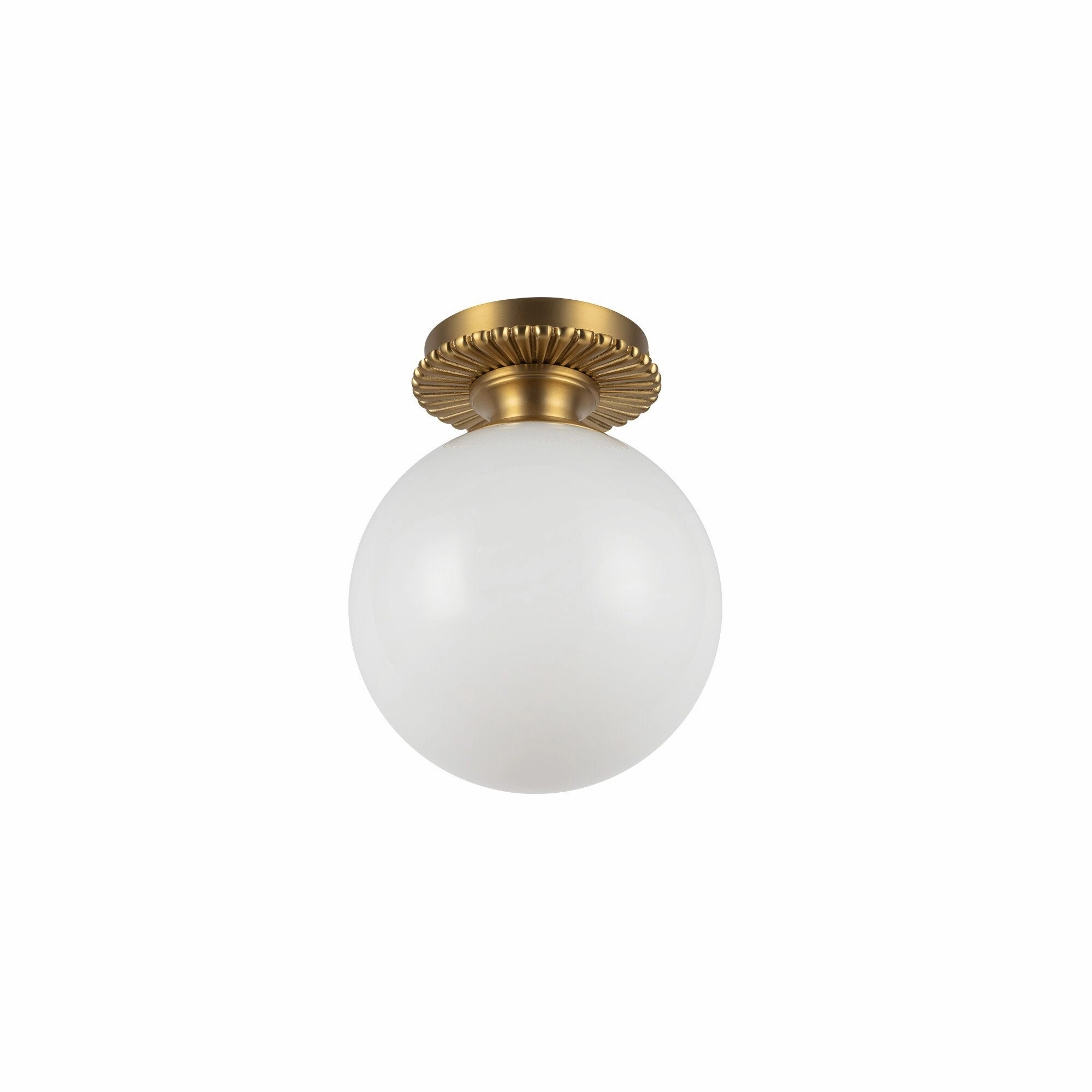 Alora Lighting SF430108 Otis 8 Wide Semi-Flush Globe Ceiling Fixture
