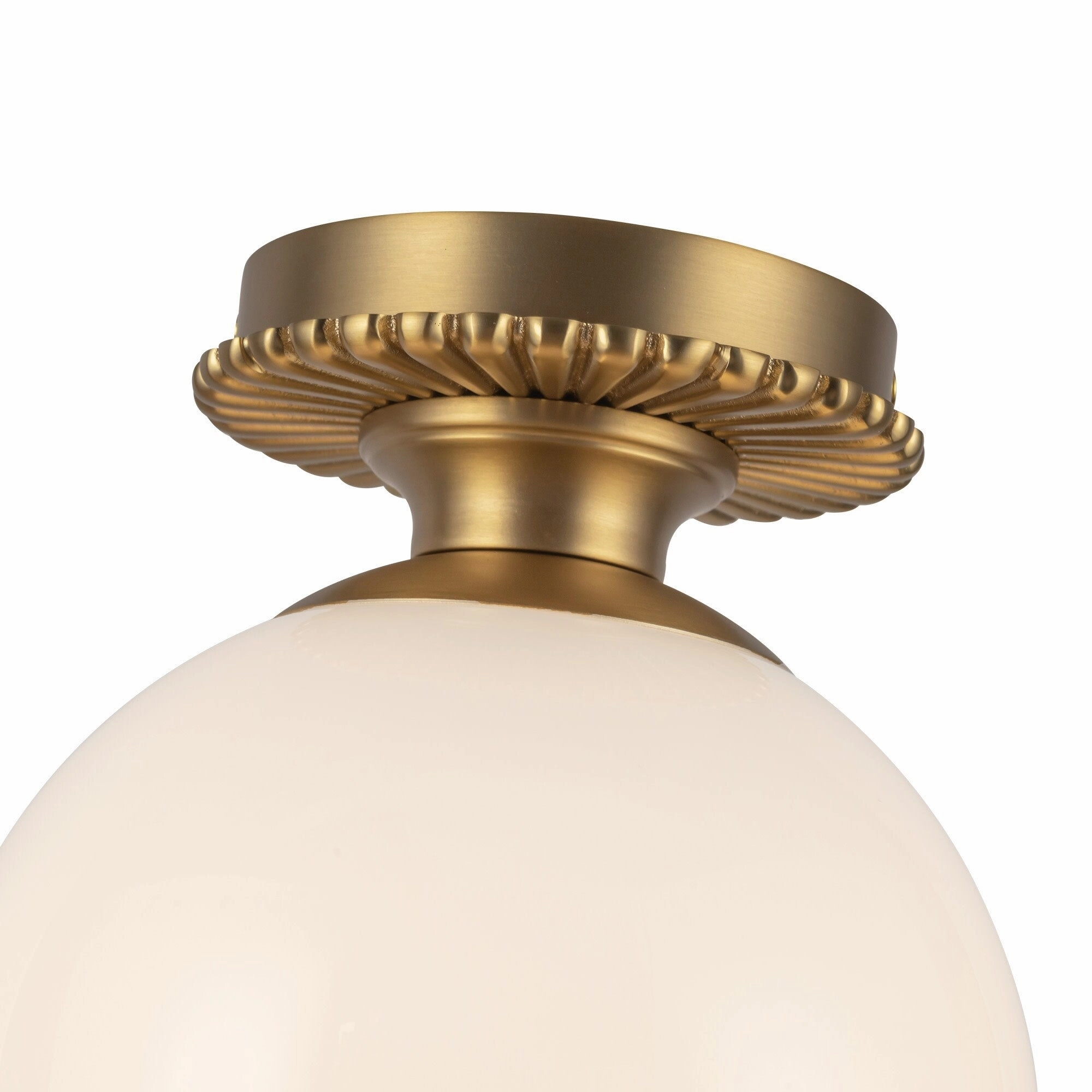 Alora Lighting SF430108 Otis 8 Wide Semi-Flush Globe Ceiling Fixture