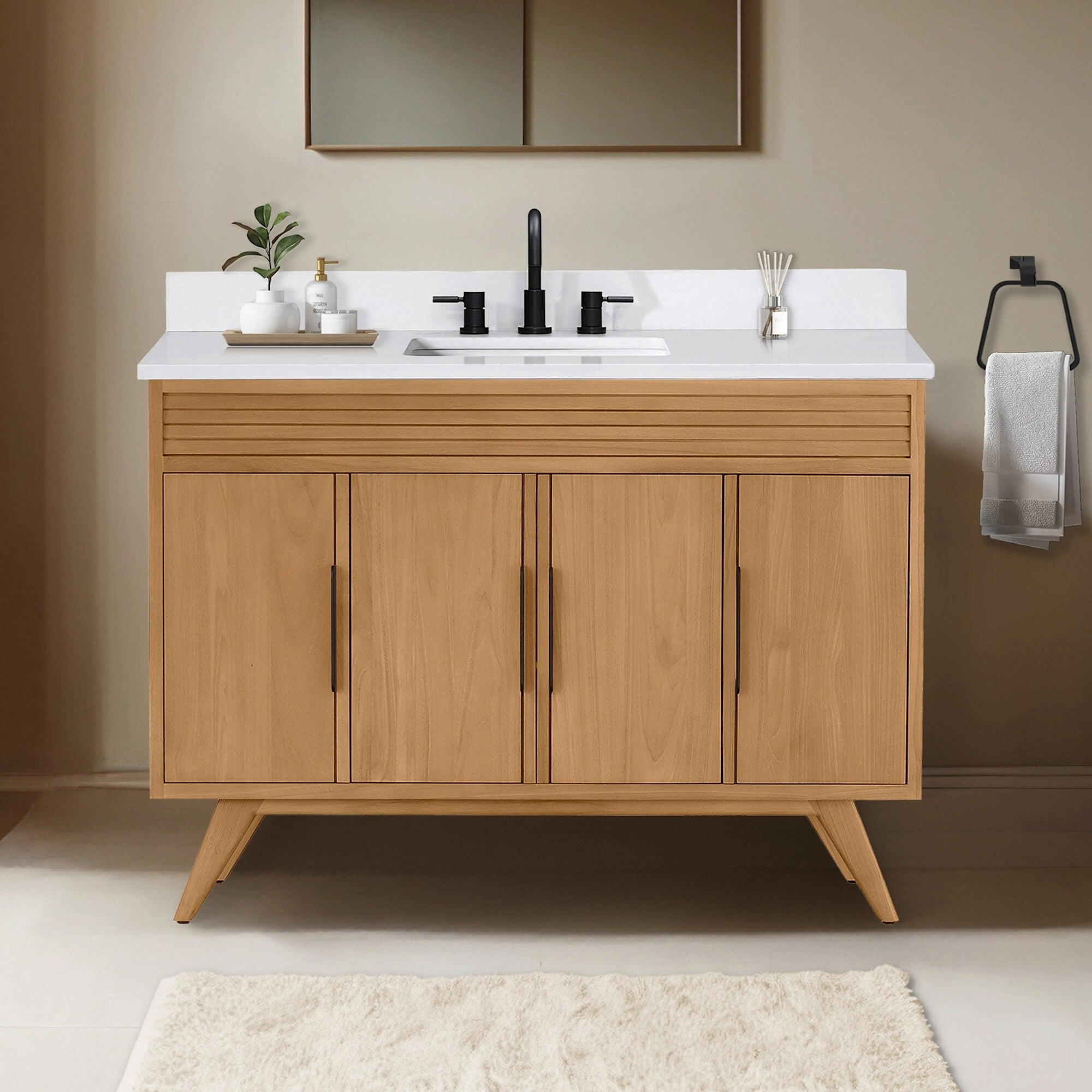 Avanity TAYLOR-VS49-QW Taylor 49 Free Standing Single Basin Vanity