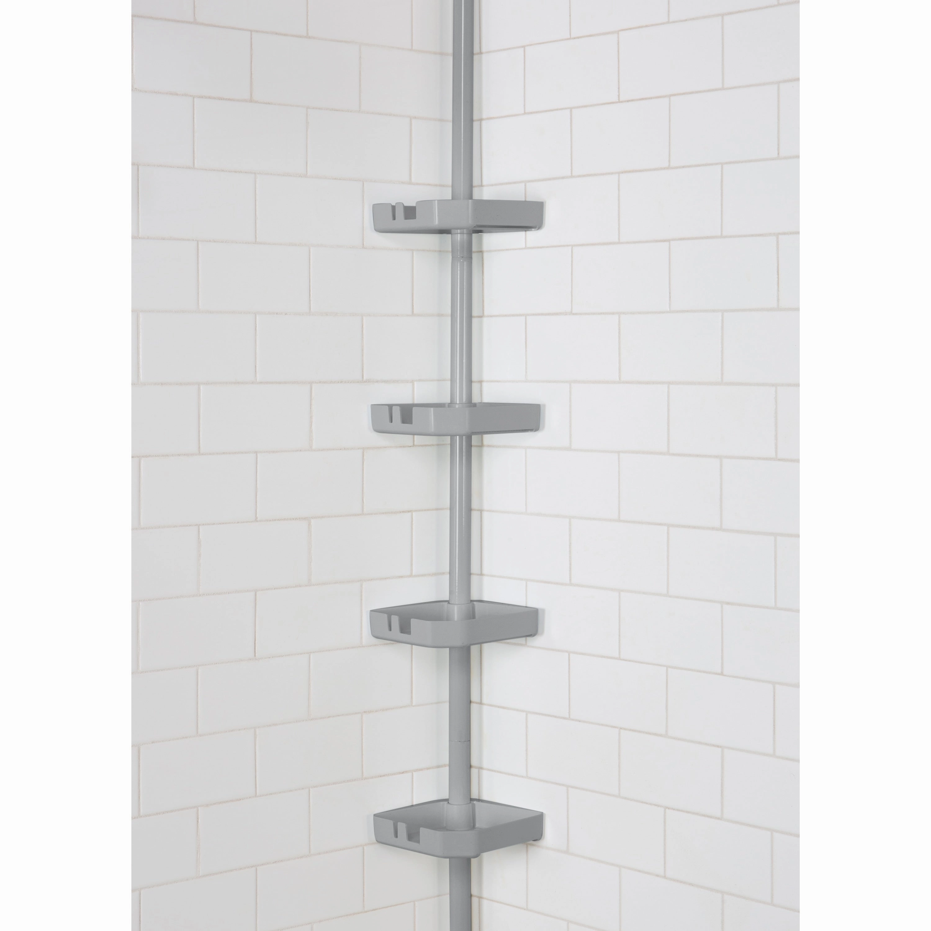 Bath Bliss 4 Tier Tension Corner Shower Organizer Caddy