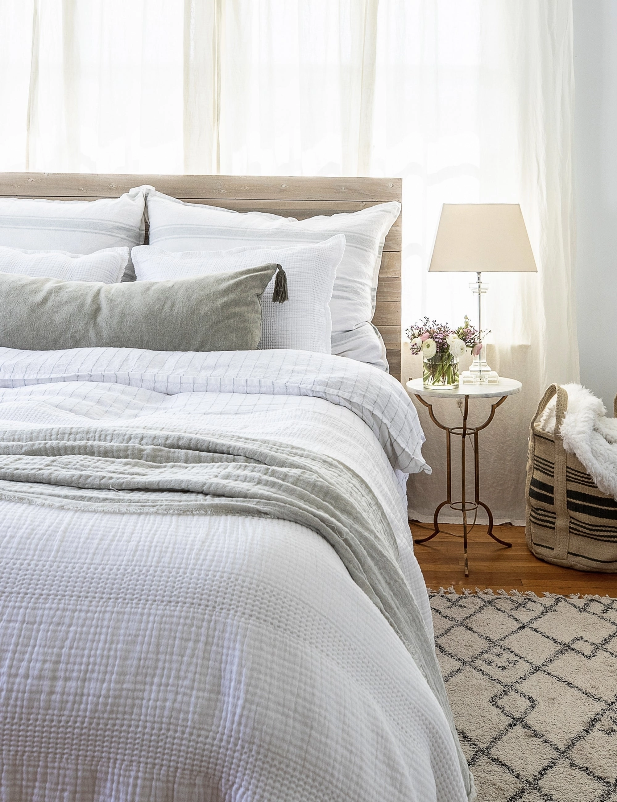 Bianca Velvet Pillow by Pom Pom at Home