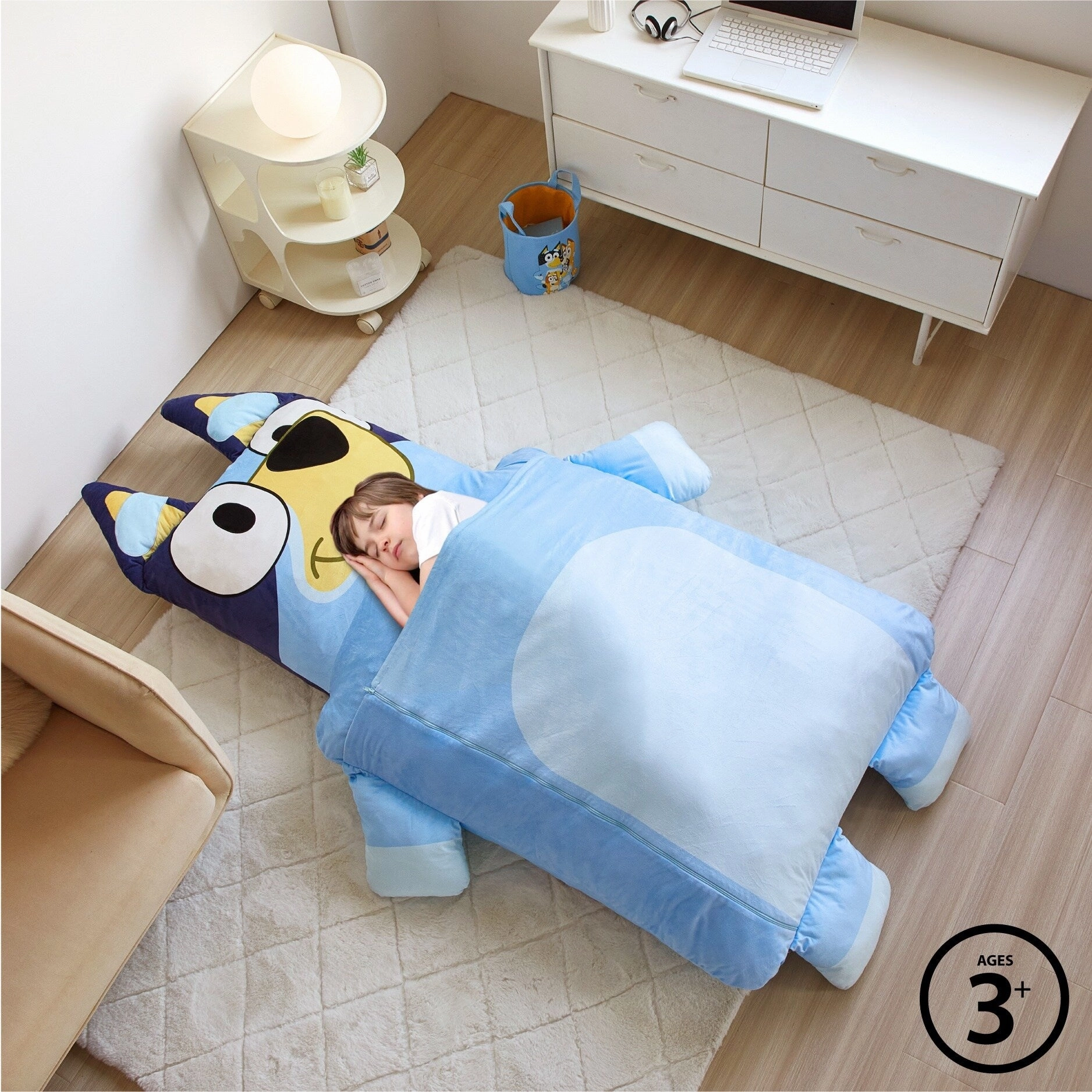 Bluey Oversized Oversized Floor Lounger for Kids.Nap/Play Mat