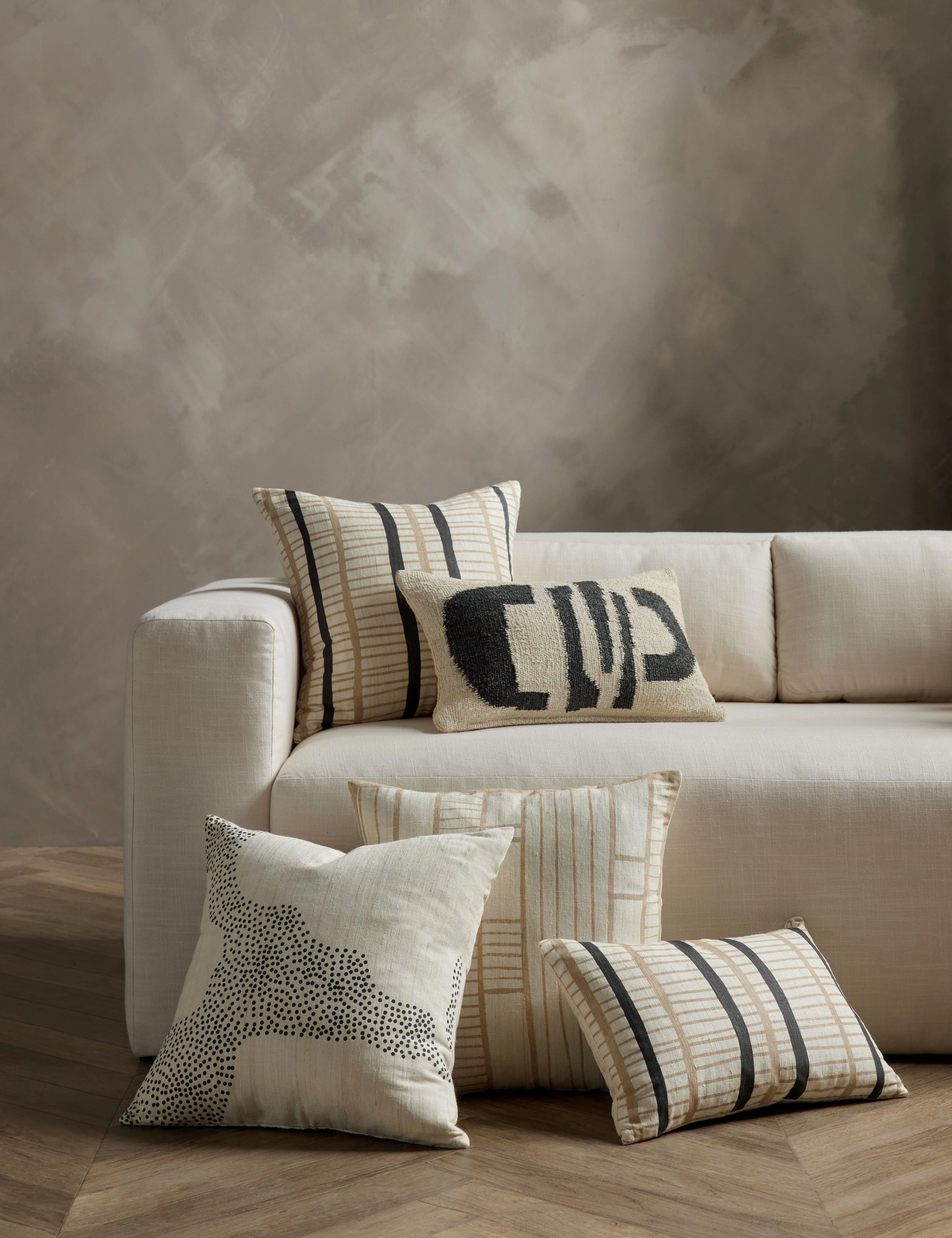 Chute Silk Pillow. Natural by Hadiya Williams
