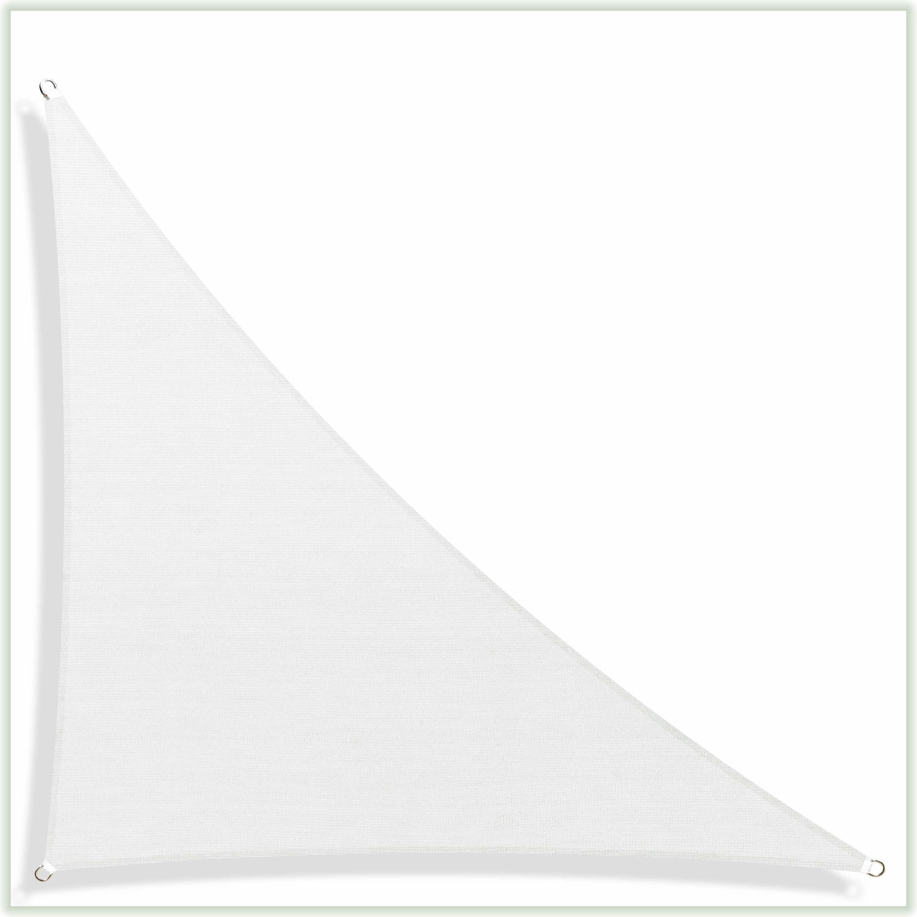 ColourTreeUSA Right Triangle Sun Shade Sail HDPE Mesh Fabric Screen Canopy UV Block 190 GSM