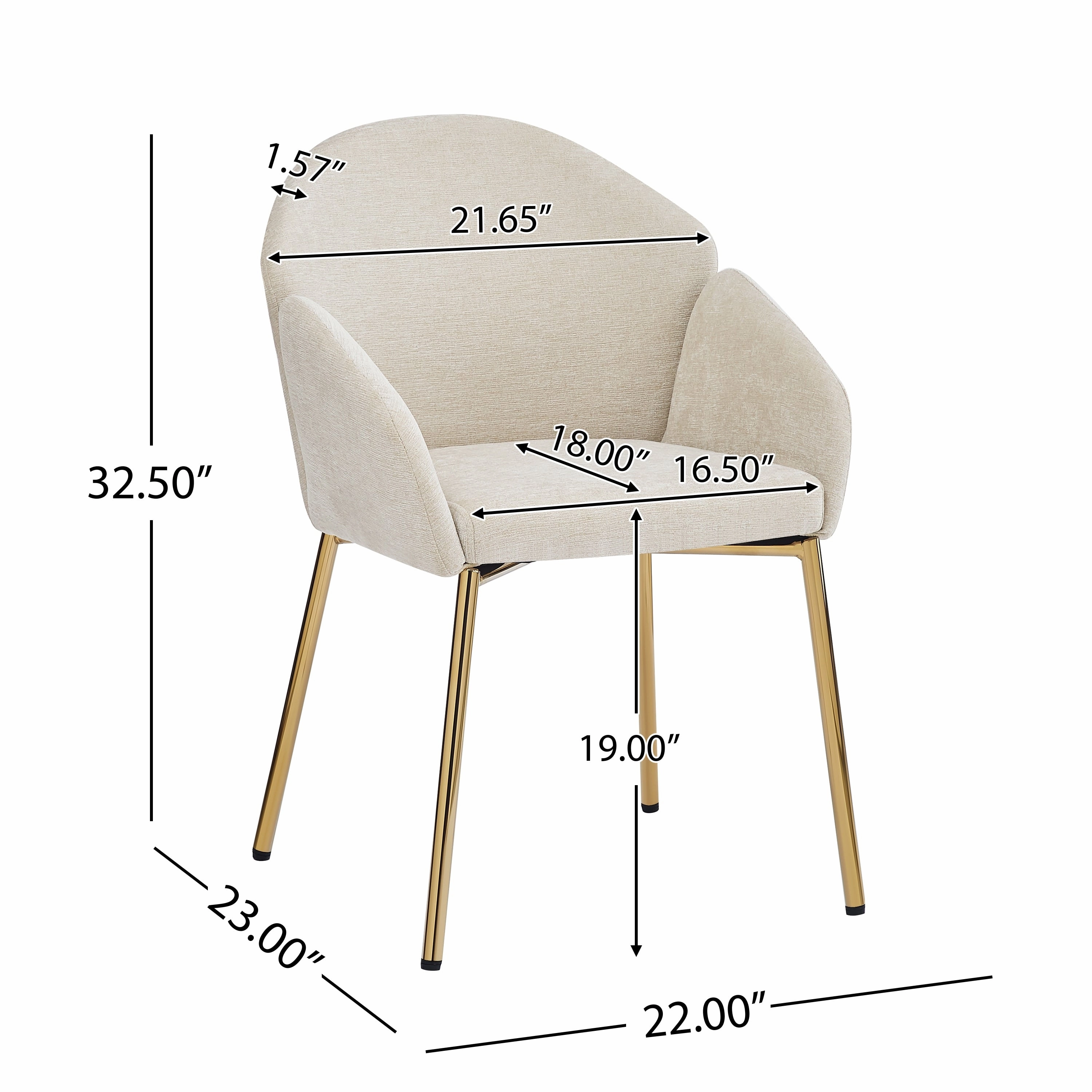 Contemporary Dining Chair Set of 2. Blending Style and Comfort for a Sophisticated Dining Experience.