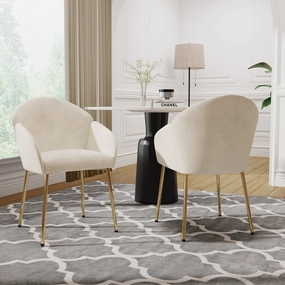Contemporary Dining Chair Set of 2. Blending Style and Comfort for a Sophisticated Dining Experience.