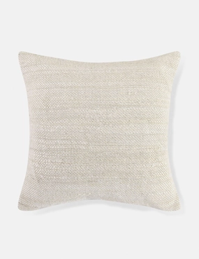 Dara Jute Pillow 22 x 22. Ivory