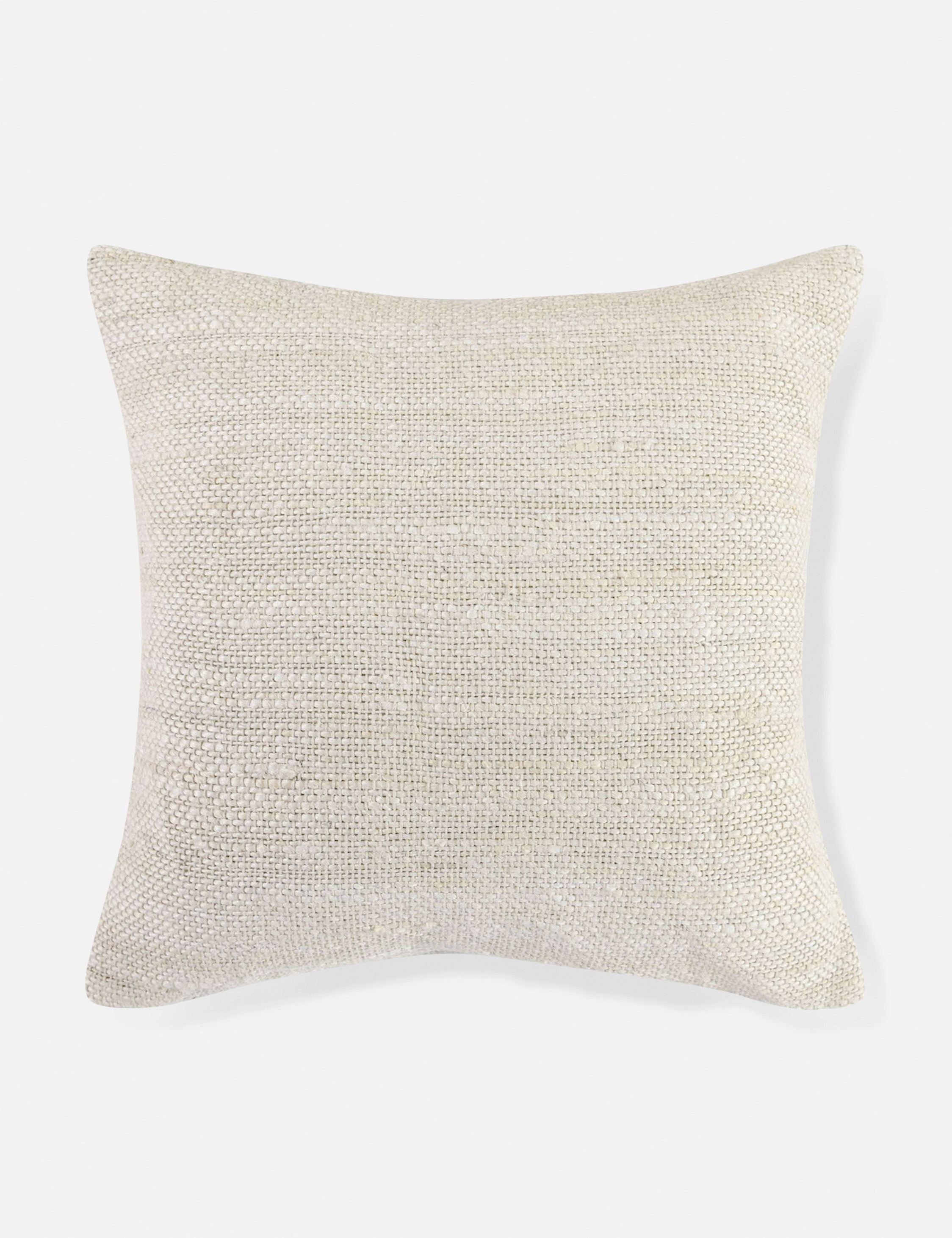 Dara Jute Pillow 22 x 22. Ivory
