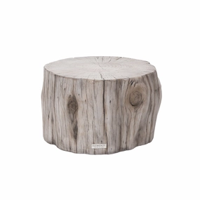 Elementi Home Daintree 28 Stump Concrete Coffee Table - 27.6 X 26.4 X 16