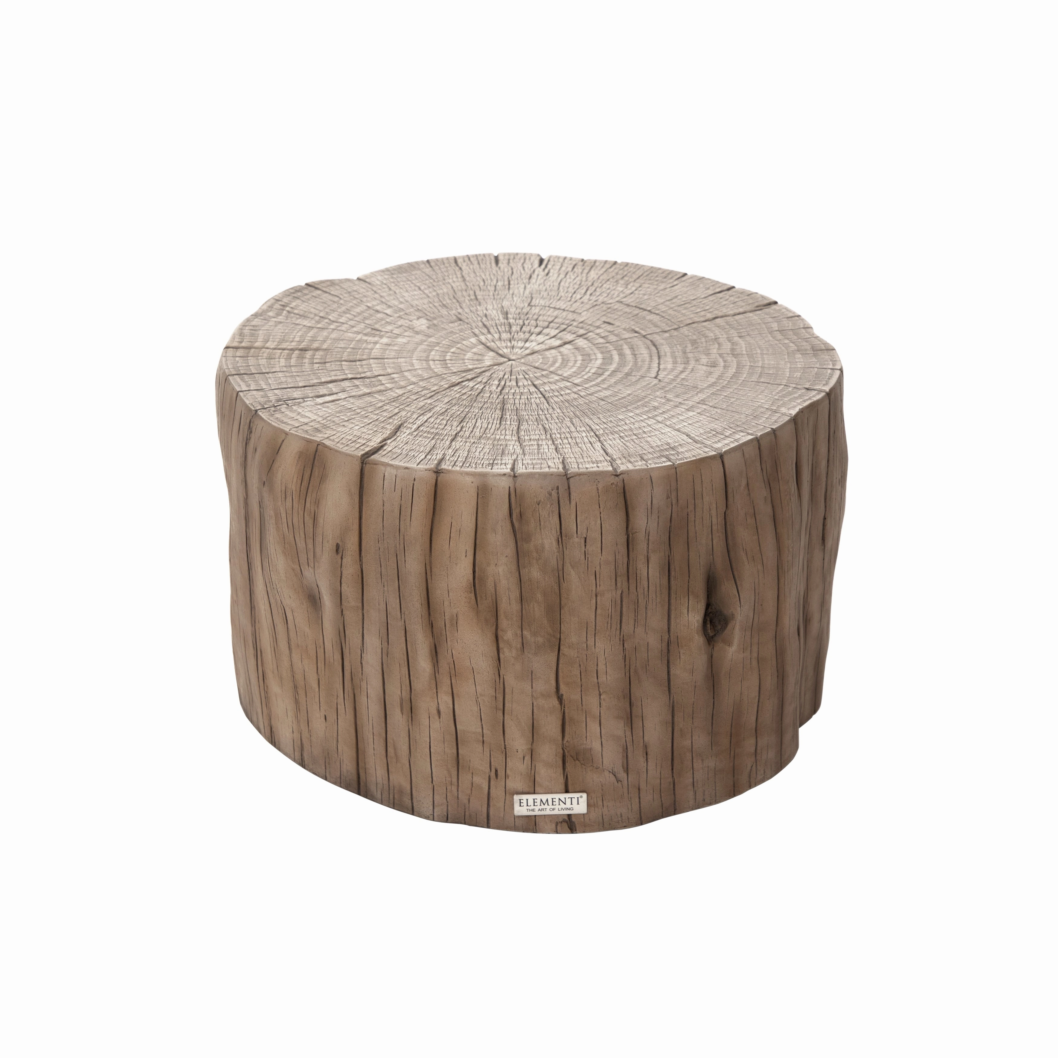Elementi Home Daintree 28 Stump Concrete Coffee Table - 27.6 X 26.4 X 16