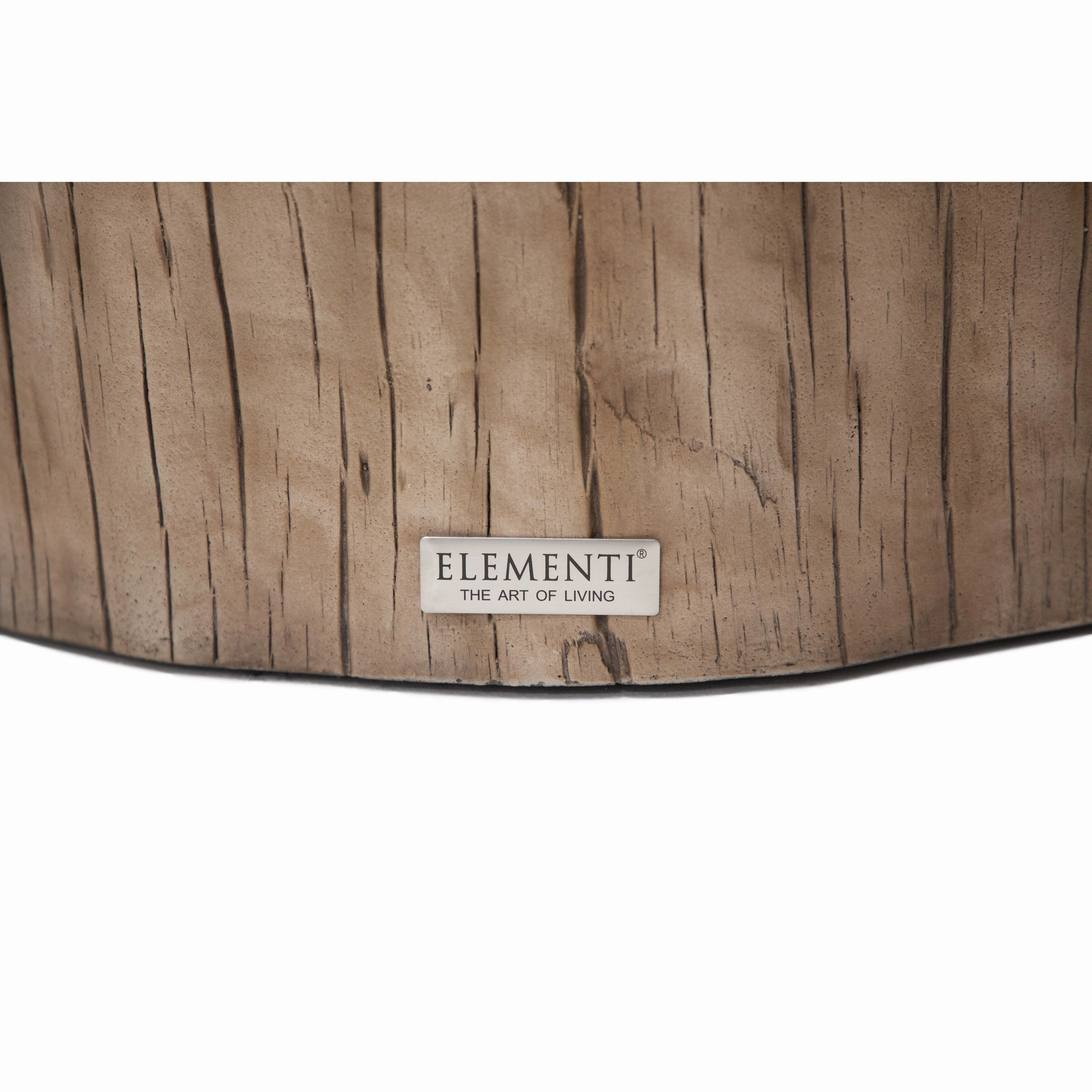 Elementi Home Daintree 28 Stump Concrete Coffee Table - 27.6 X 26.4 X 16