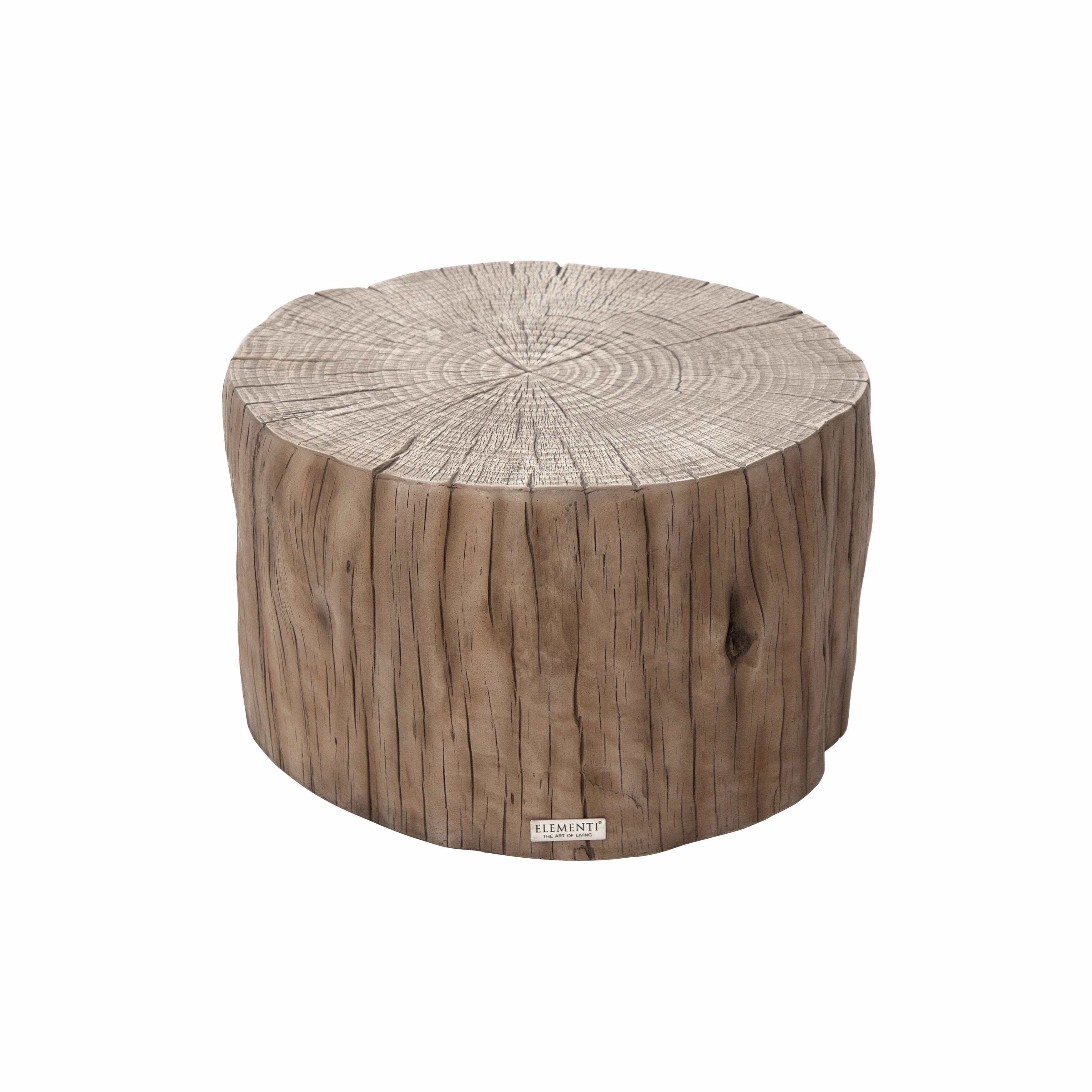 Elementi Home Daintree 28 Stump Concrete Coffee Table - 27.6 X 26.4 X 16