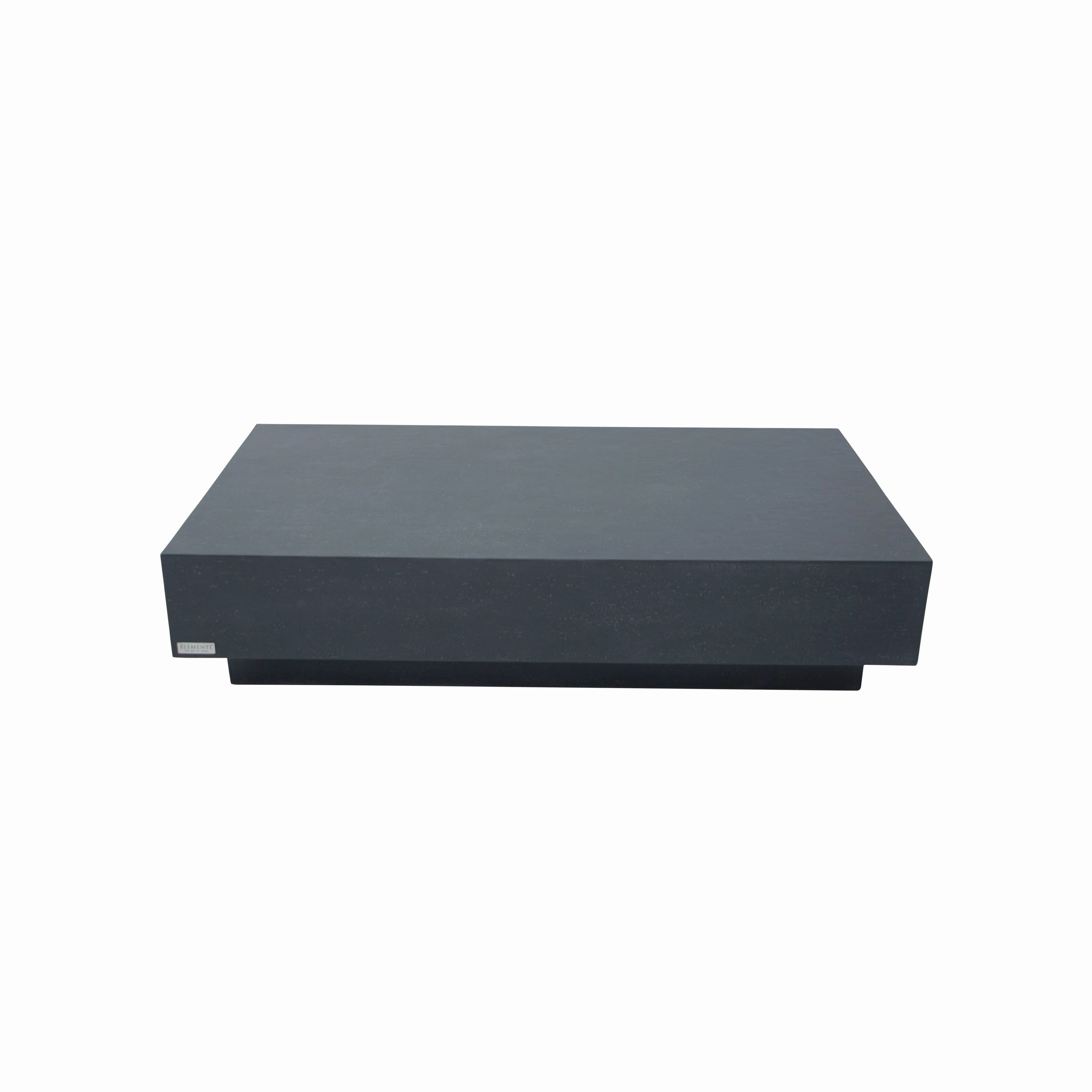 Elementi Home Tevere 60 Rectangular Concrete Coffee Table - 60 X 30 X 14