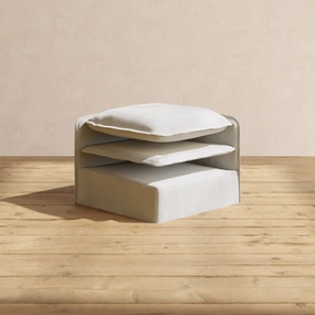 Elevate Comfort Layer Set for 4-Seater U-Sectional | Plush Weave in Cloud