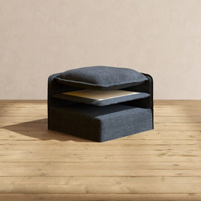 Elevate Comfort Layer Set for 7-Seater Open-Ends U-Sectional   Bench Ottoman | Blended Weave in Indigo