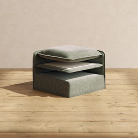 Elevate Comfort Layer Set for Corner Chair | Heirloom Velvet in Willow