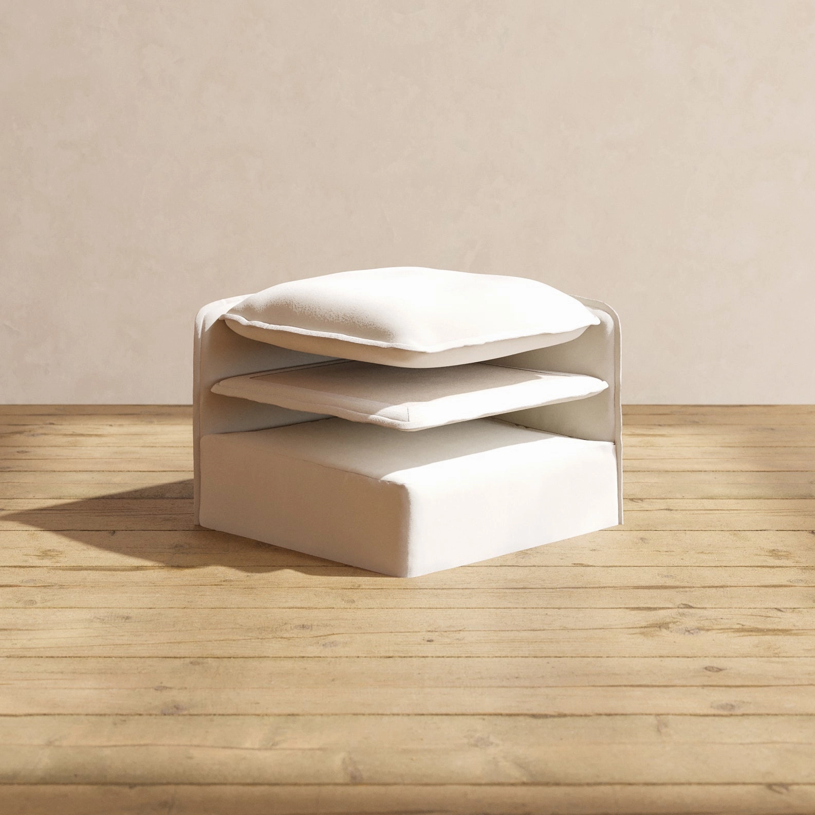 Elevate Comfort Layer Set for Modular Unit | Blended Weave in Flour
