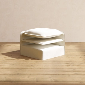 Elevate Comfort Layer Set for Modular Unit | Plush Weave in Eggshell