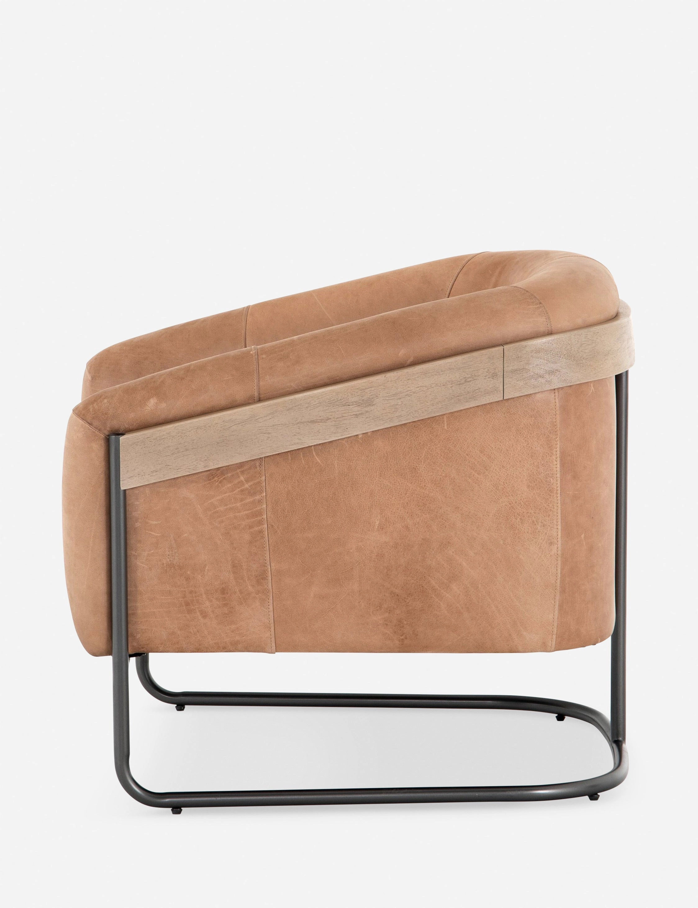 Gianni Leather Accent Chair