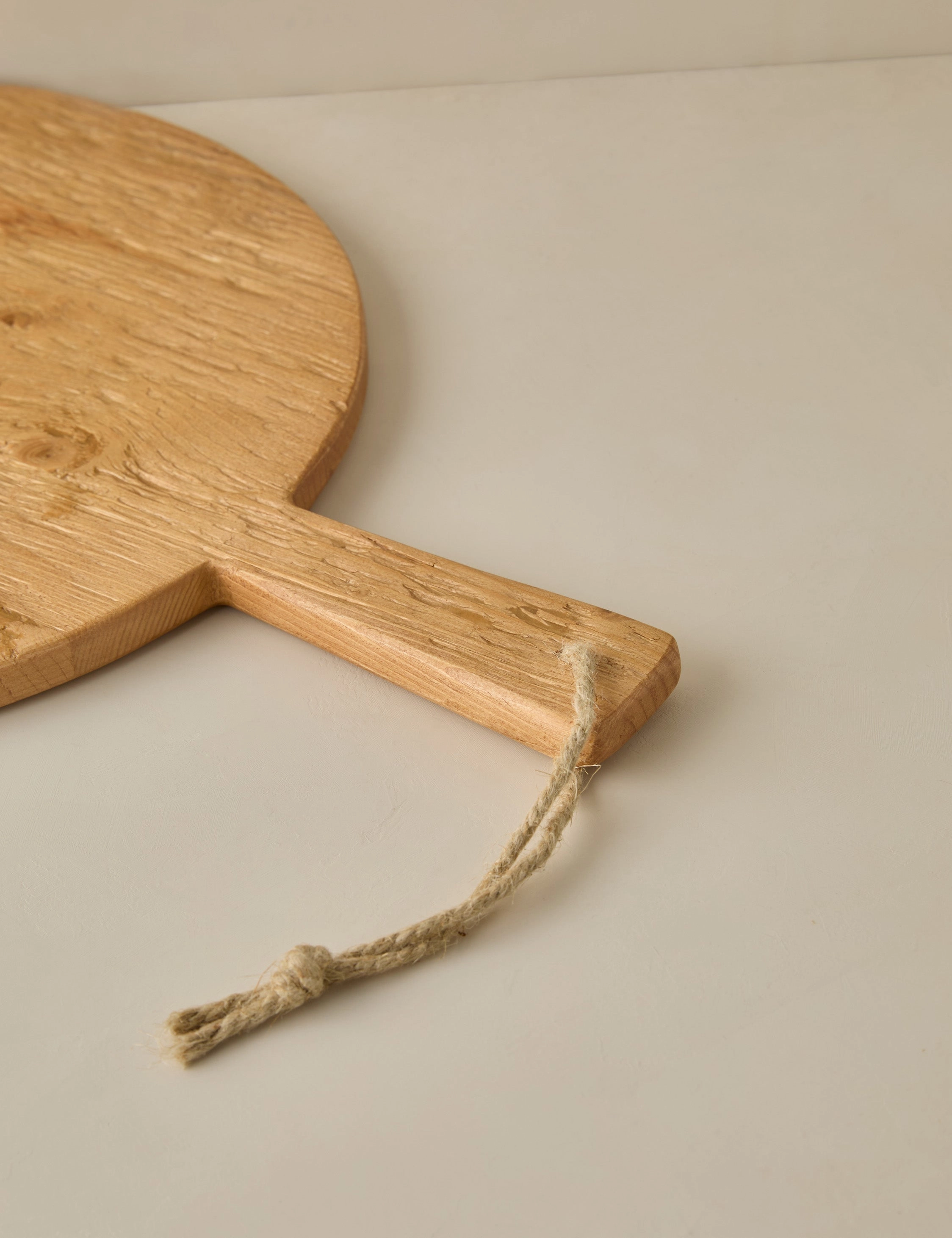 Handcrafted Round Pine Serving Board by etHOME