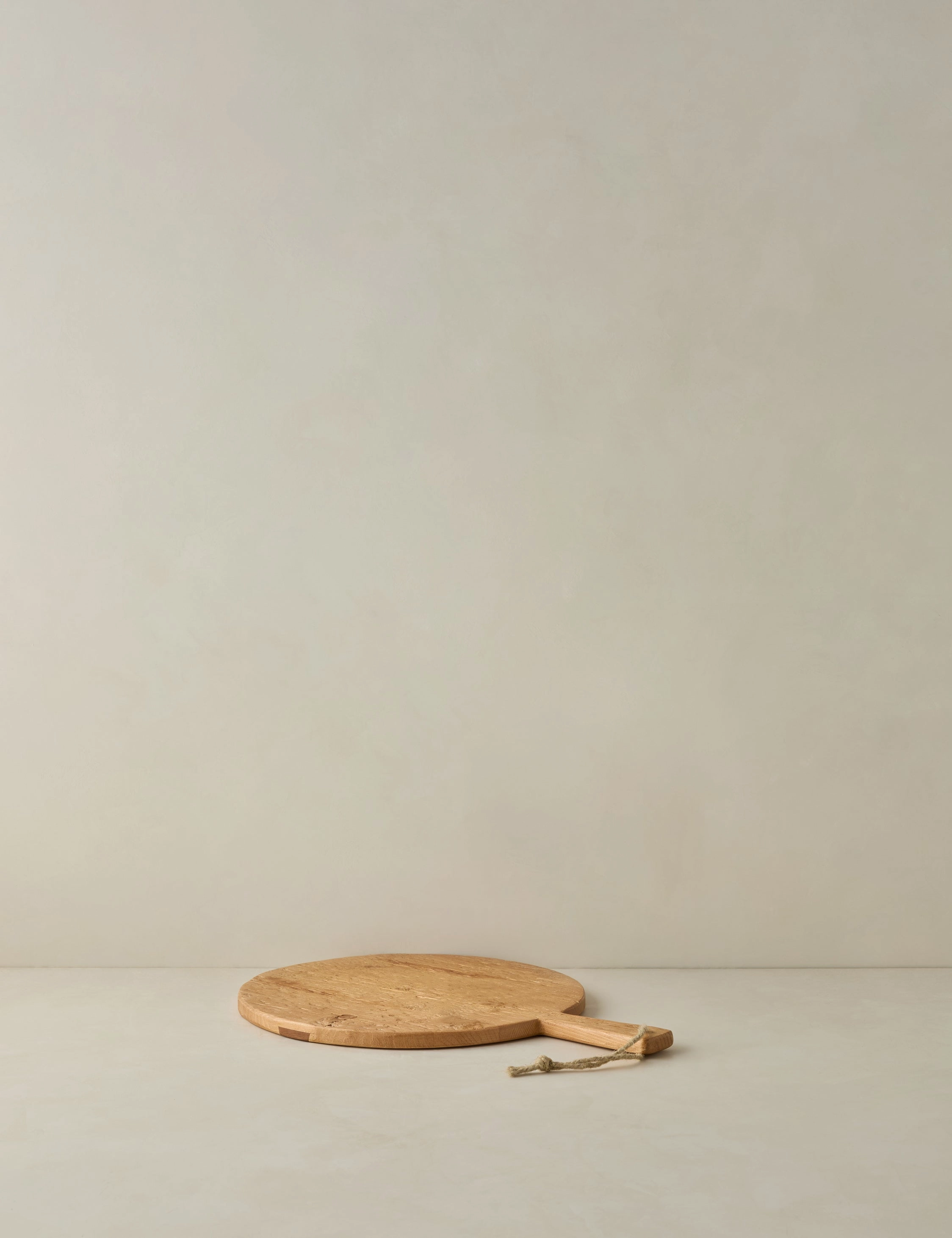 Handcrafted Round Pine Serving Board by etHOME