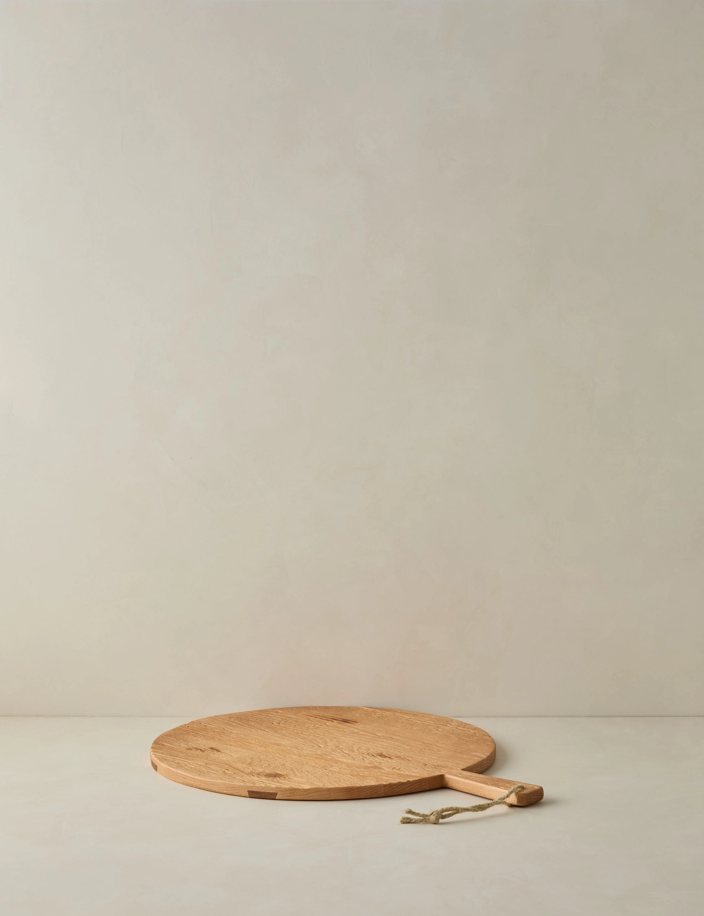 Handcrafted Round Pine Serving Board by etHOME