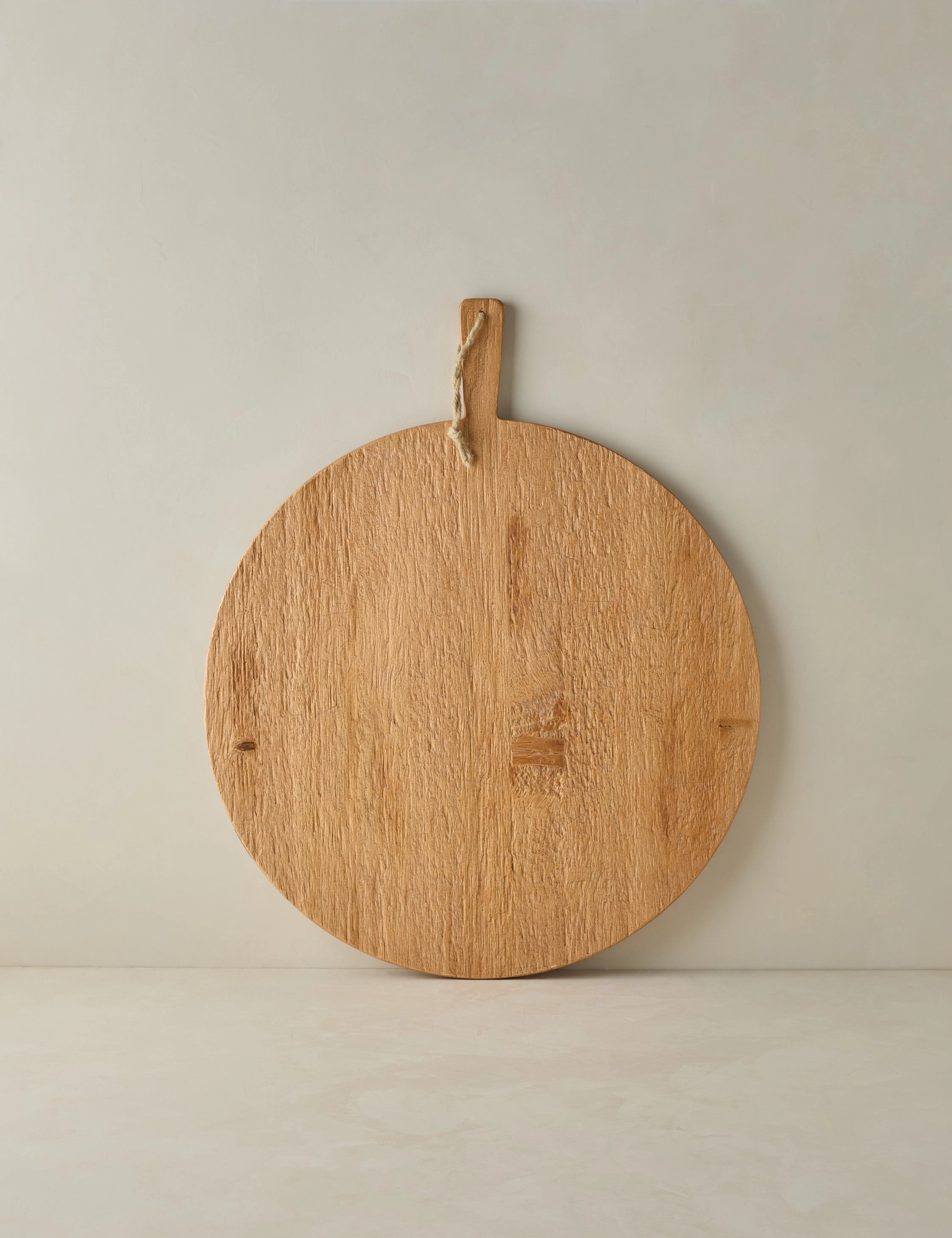 Handcrafted Round Pine Serving Board by etHOME