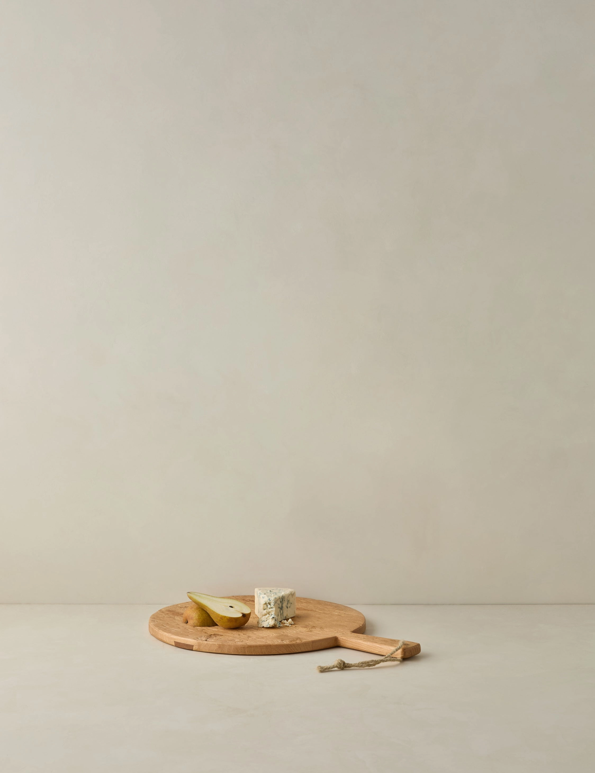 Handcrafted Round Pine Serving Board by etHOME