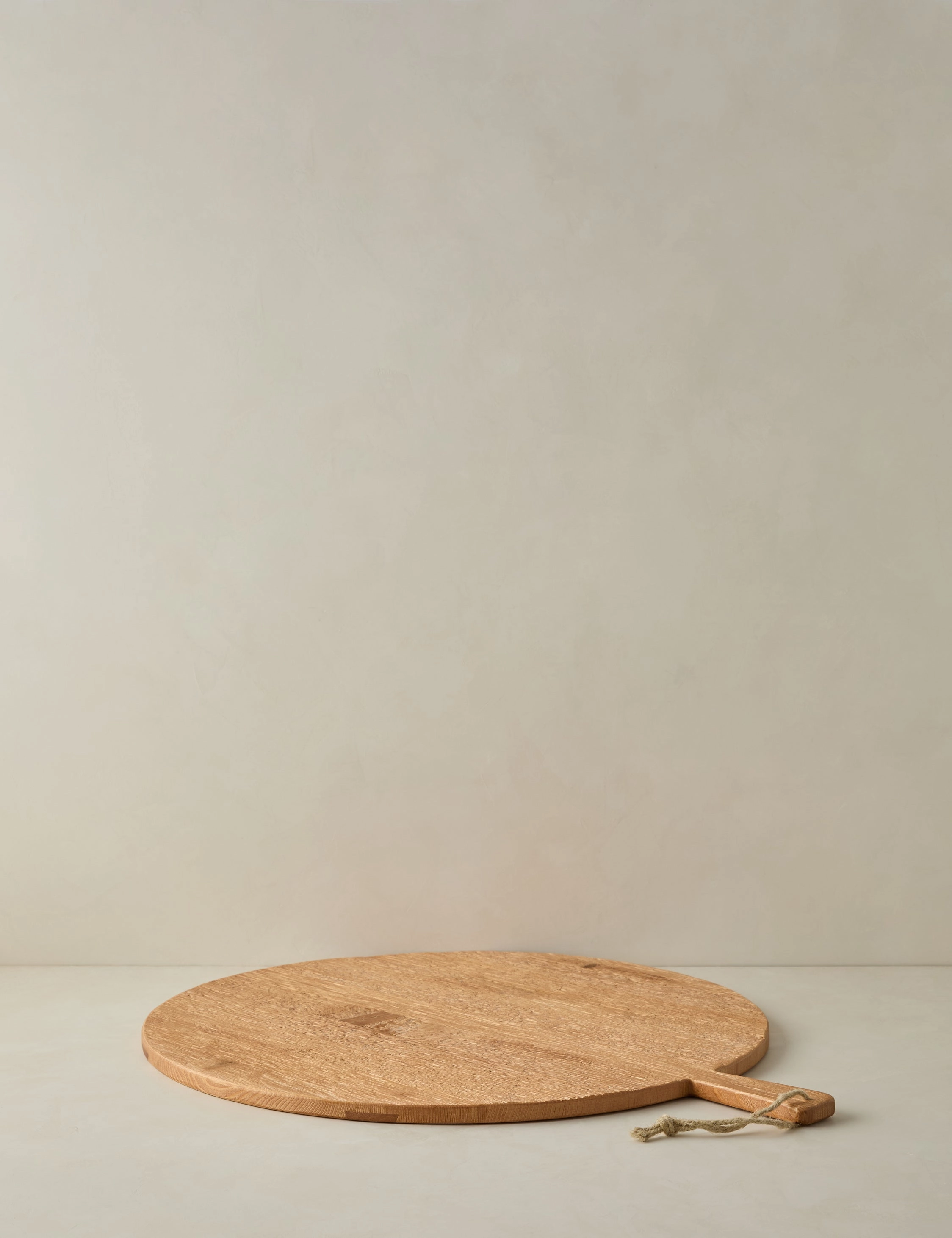 Handcrafted Round Pine Serving Board by etHOME