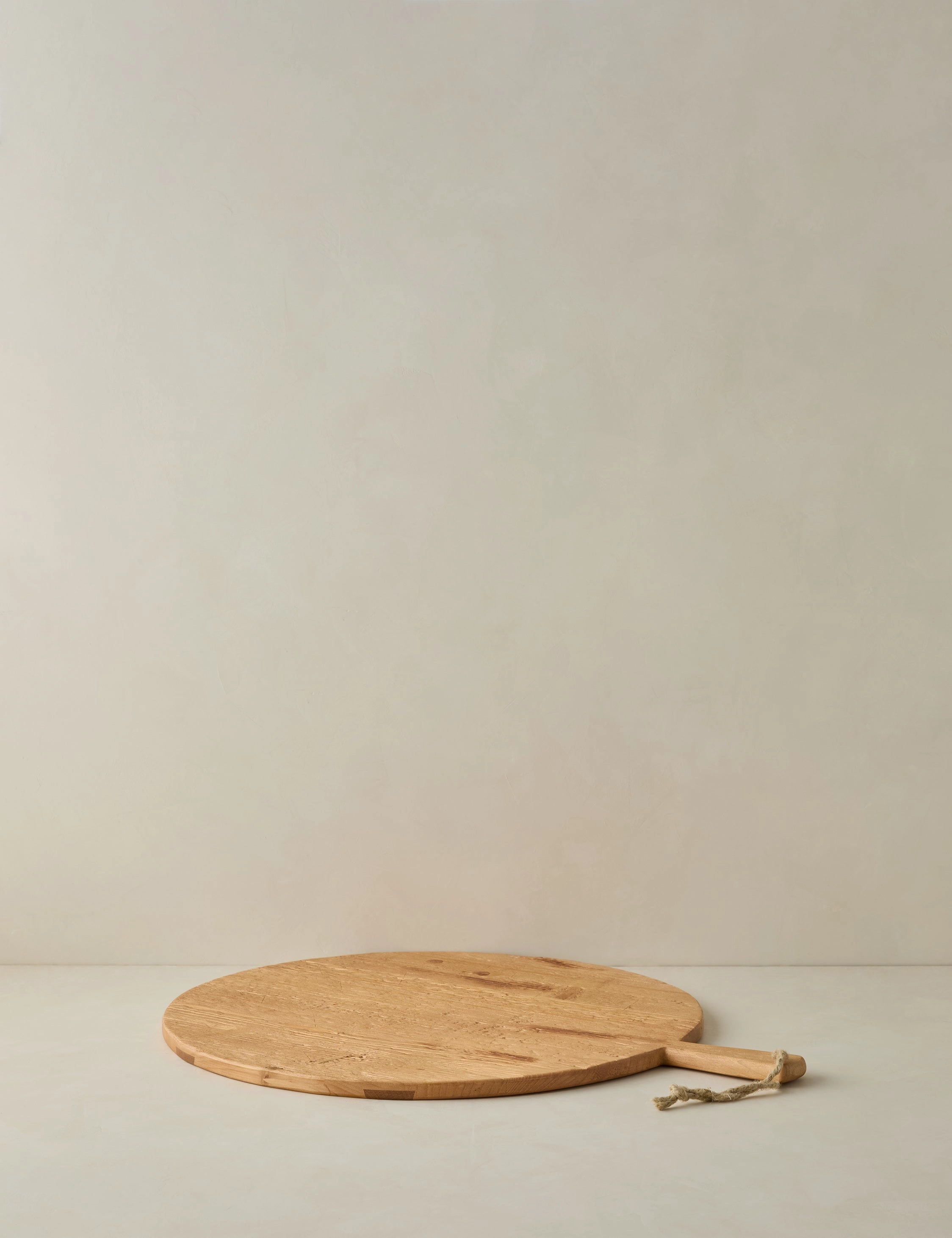Handcrafted Round Pine Serving Board by etHOME