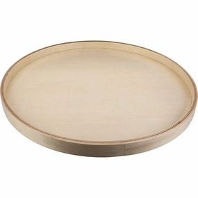 Hardware Resources 20 Inch Round Shape Banded Lazy Susan with