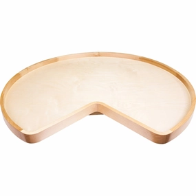 Hardware Resources 28 Inch Kidney Shape Lazy Susan Shelf with