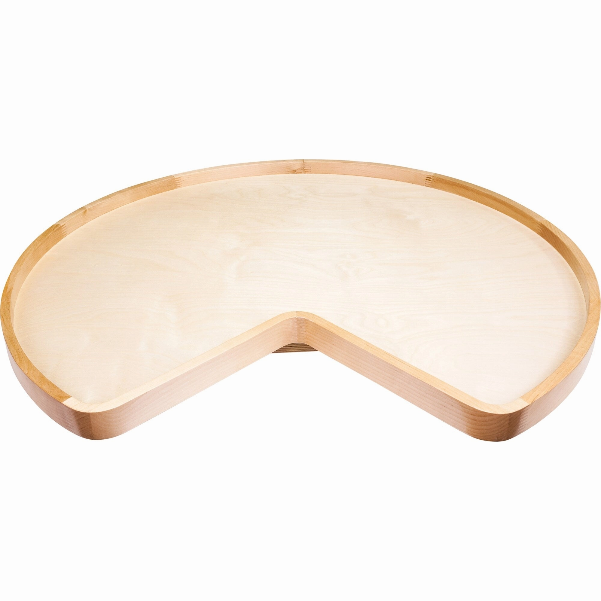 Hardware Resources 28 Inch Kidney Shape Lazy Susan Shelf with
