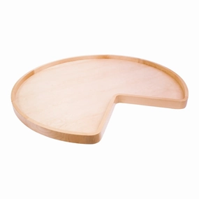 Hardware Resources 28 Inch Kidney Shape Lazy Susan Shelf with