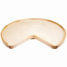 Hardware Resources 32 Inch Kidney Shape Lazy Susan Shelf with