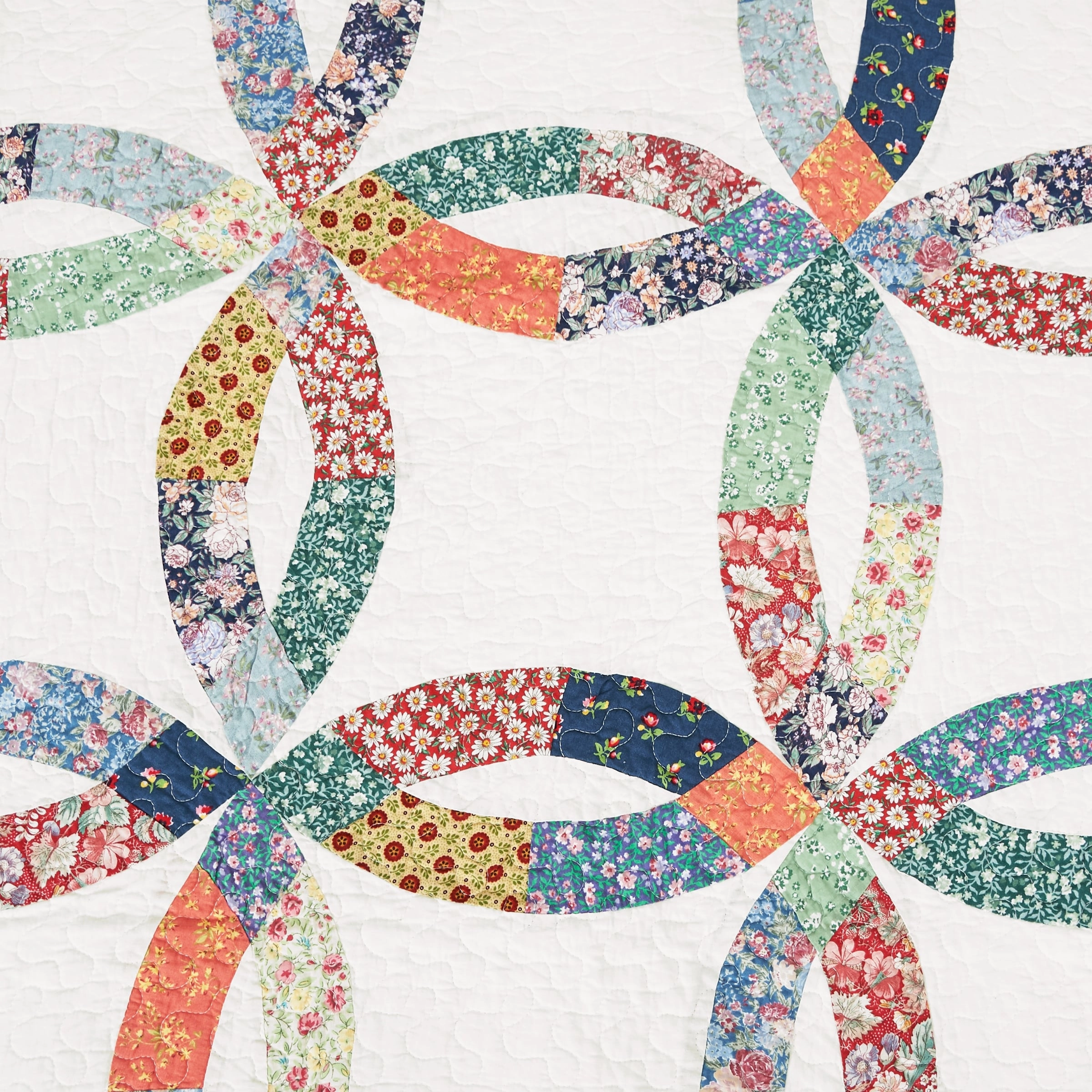 Heritage Wedding Ring Quilt Set