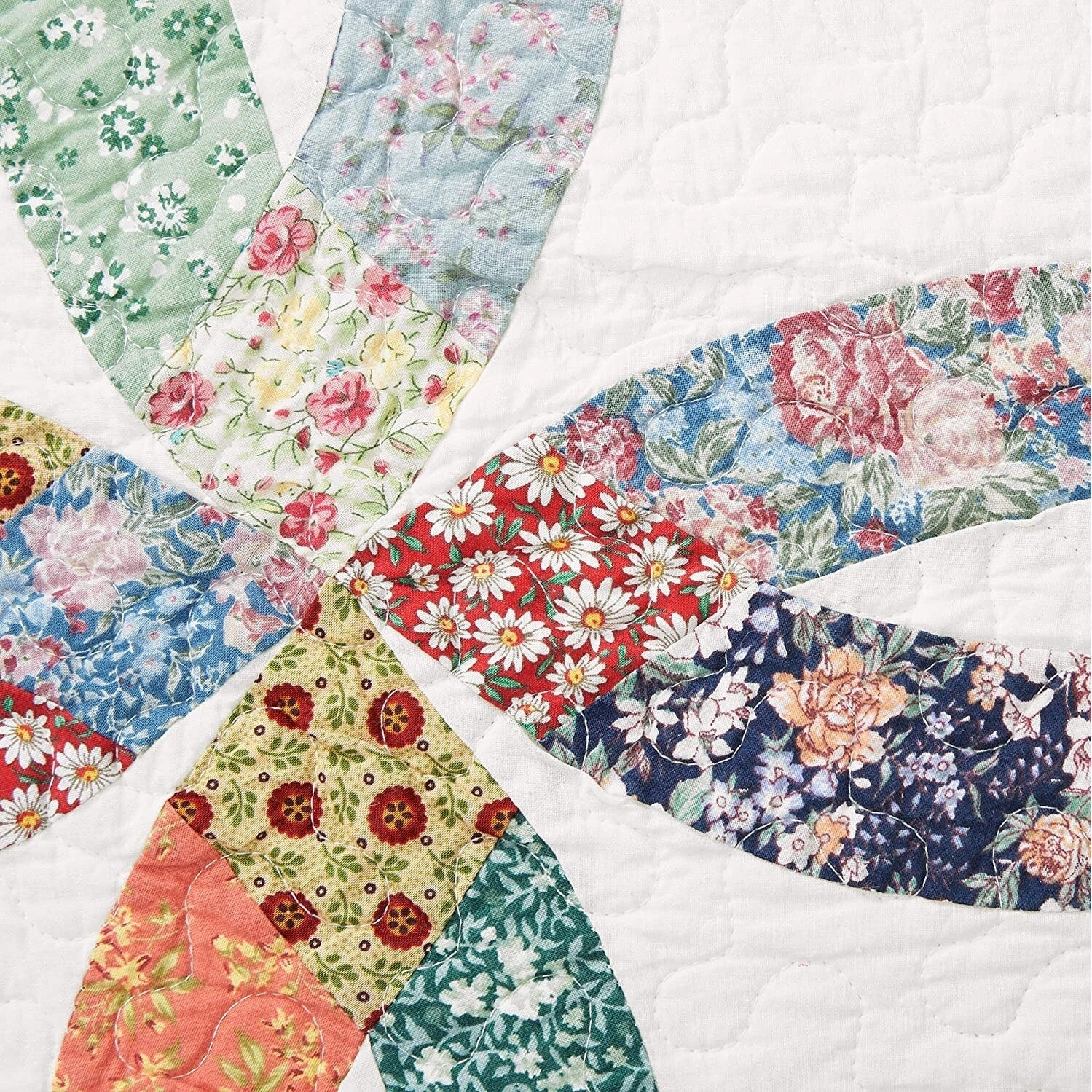 Heritage Wedding Ring Quilt Set