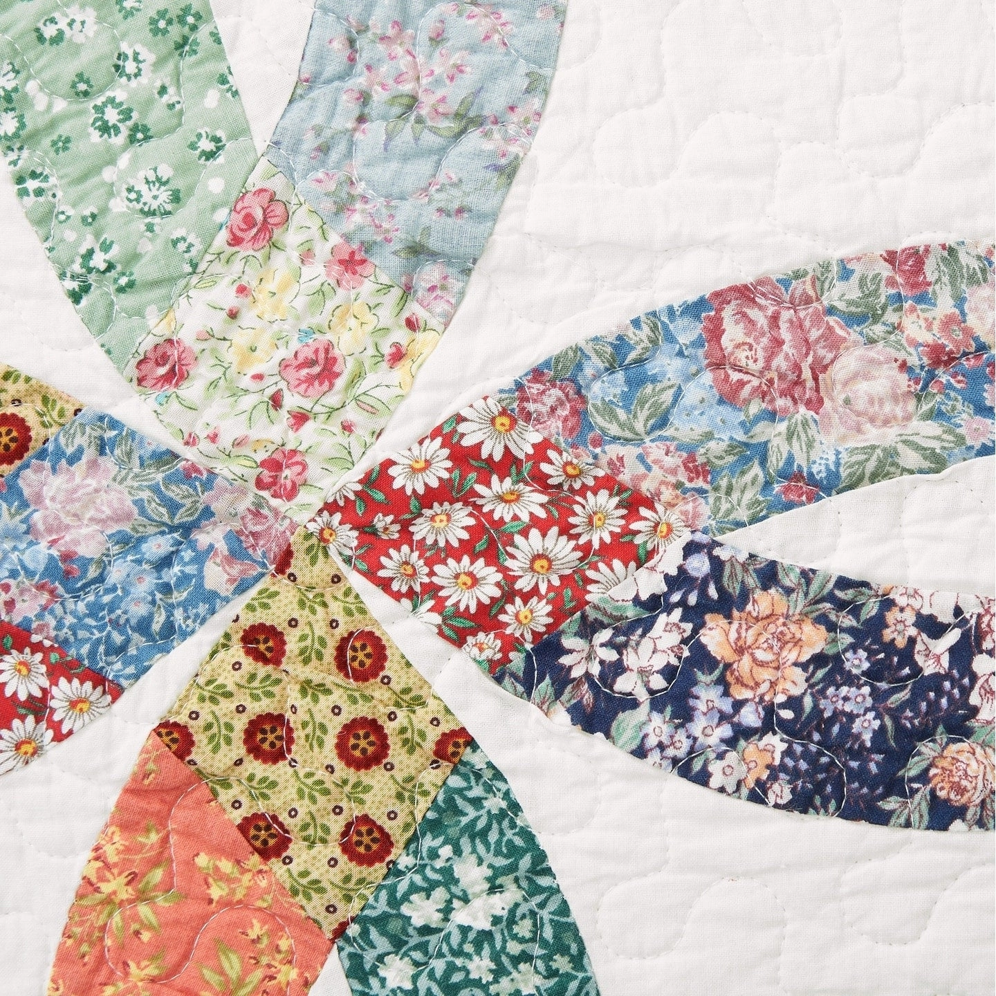 Heritage Wedding Ring Quilt Set