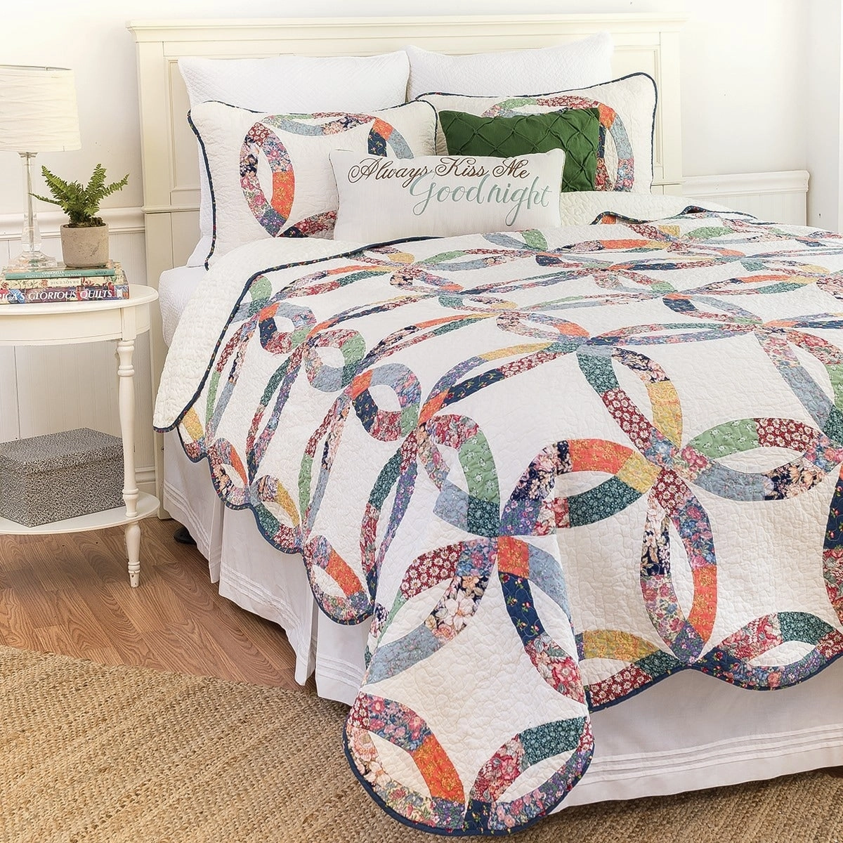 Heritage Wedding Ring Quilt Set