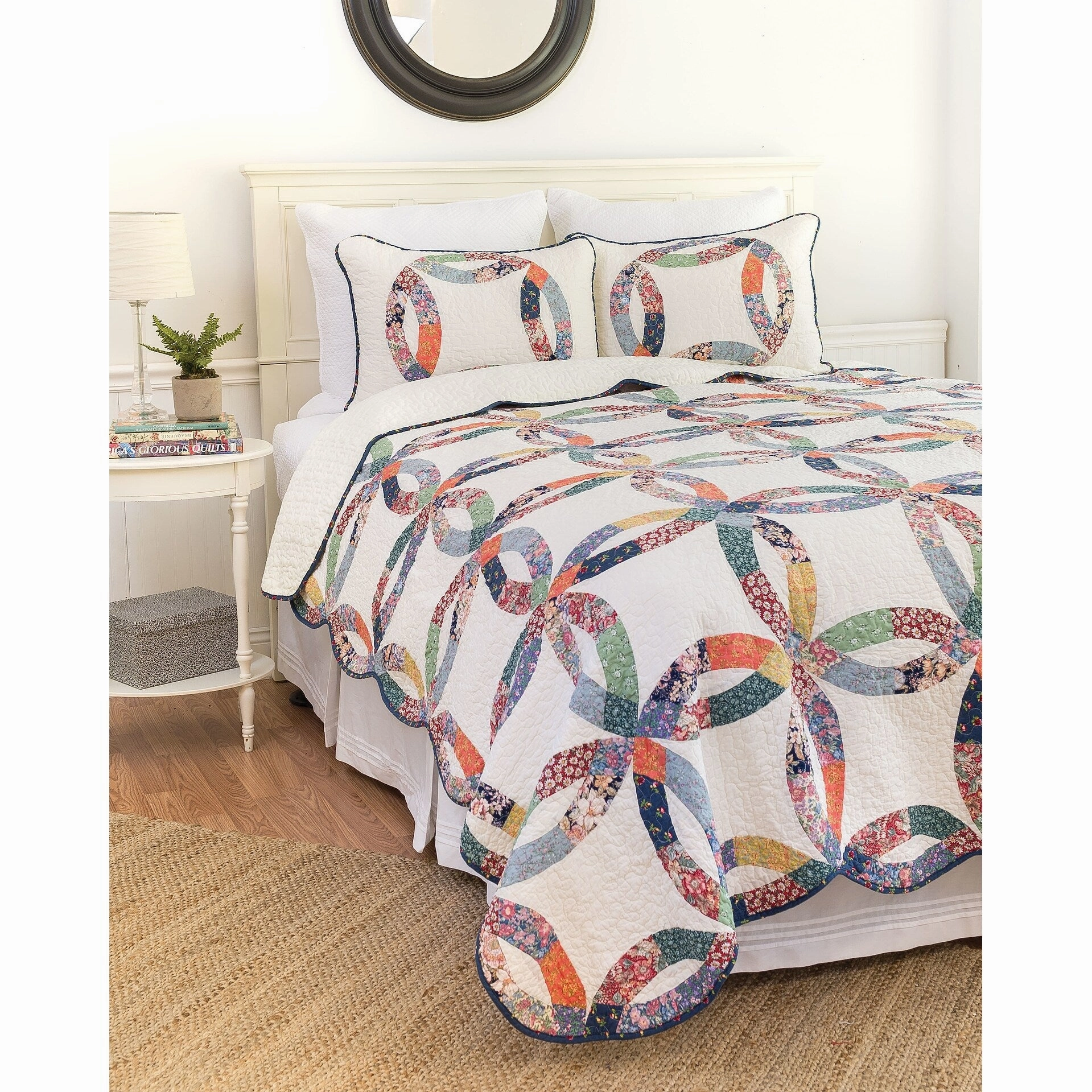 Heritage Wedding Ring Quilt Set