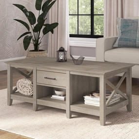 Key West Coffee Table with Storage by Bush Furniture