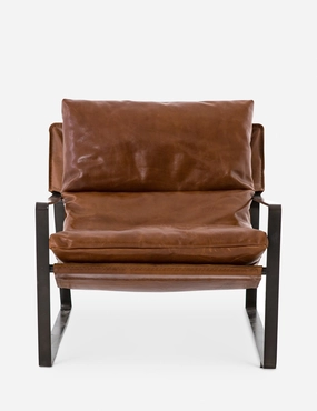 Marlyne Leather Accent Chair