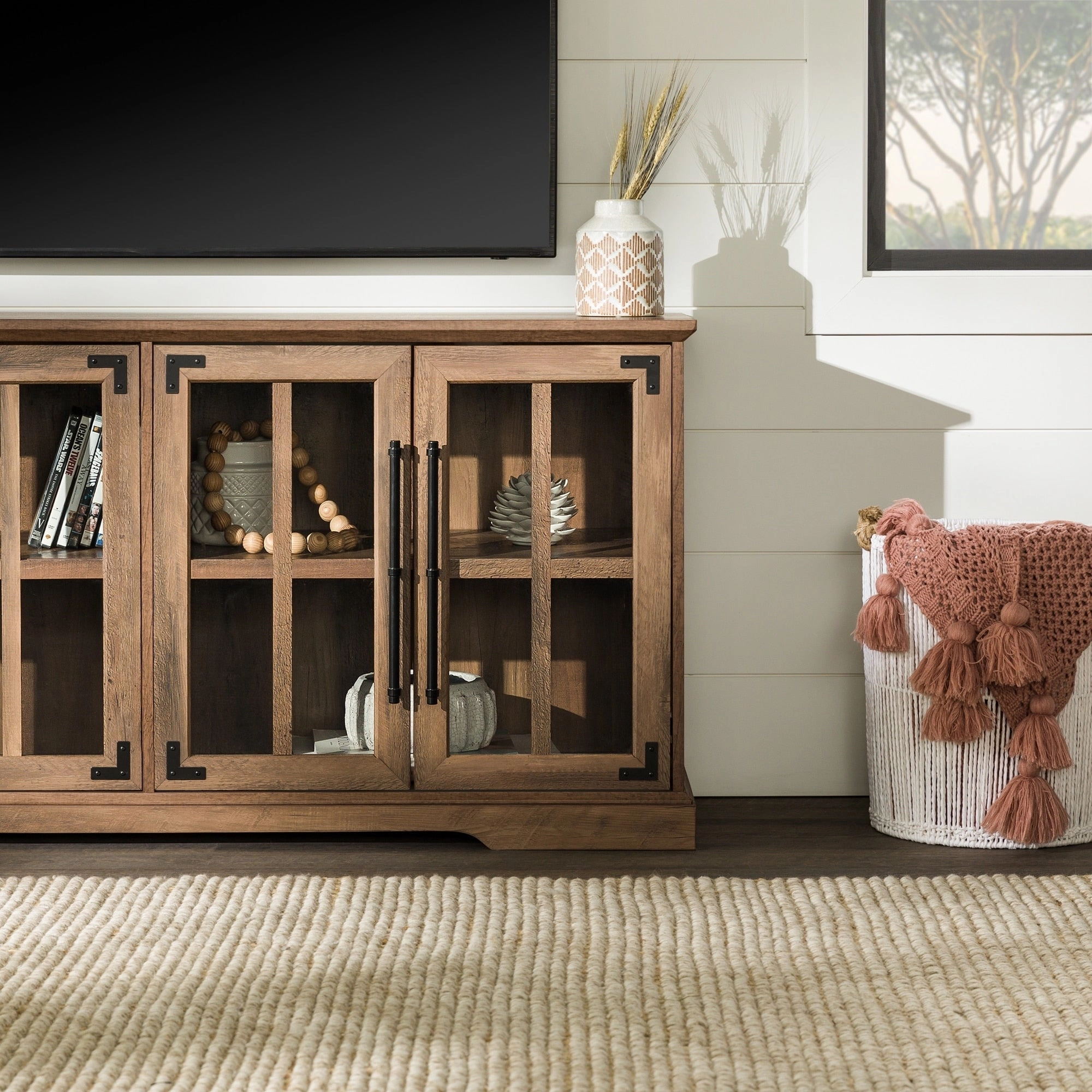Middlebrook 58-inch Rustic 4-Door TV Stand