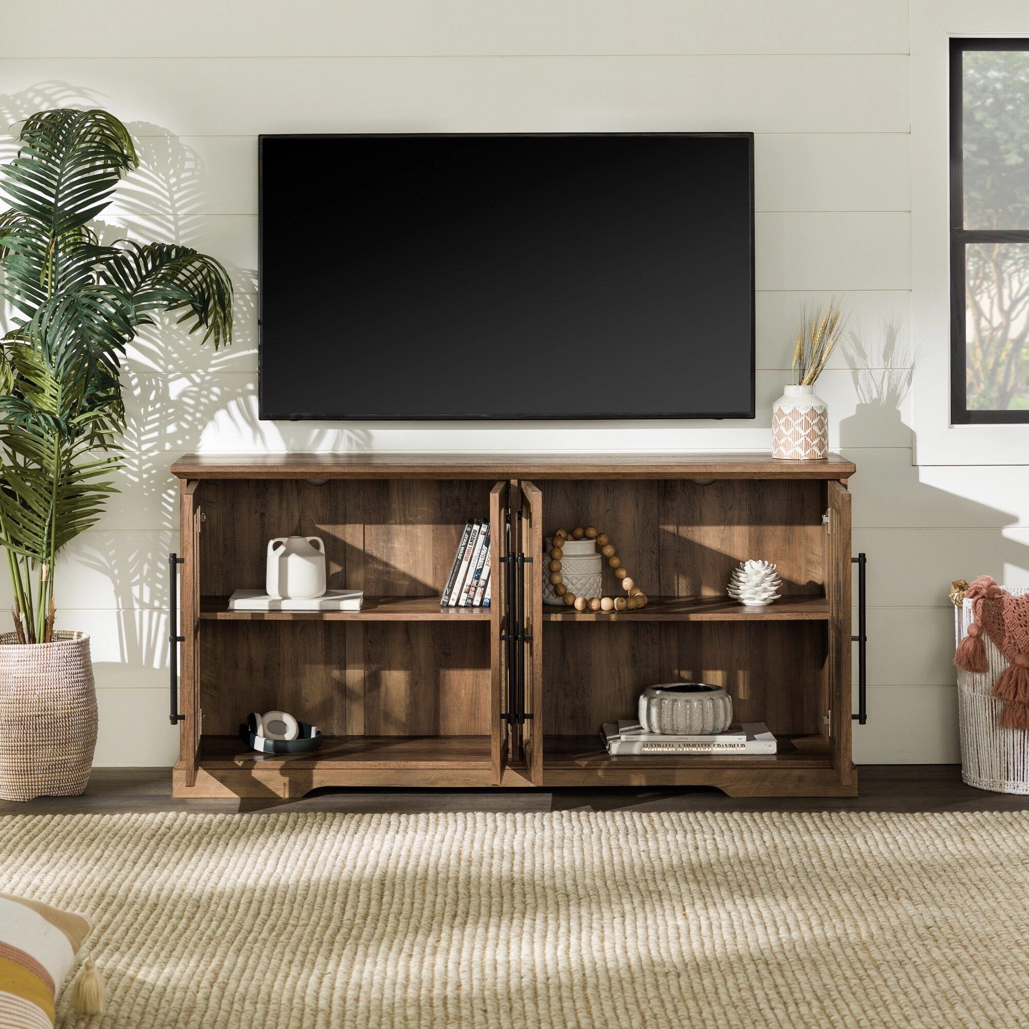 Middlebrook 58-inch Rustic 4-Door TV Stand